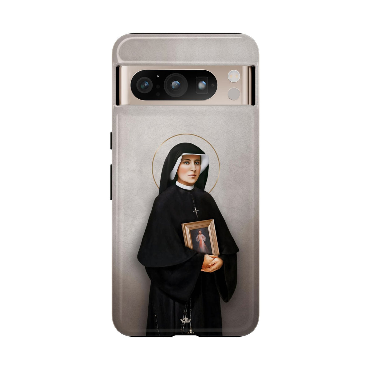 St. Faustina Hard Phone Case (Light) Copyright VENXARA