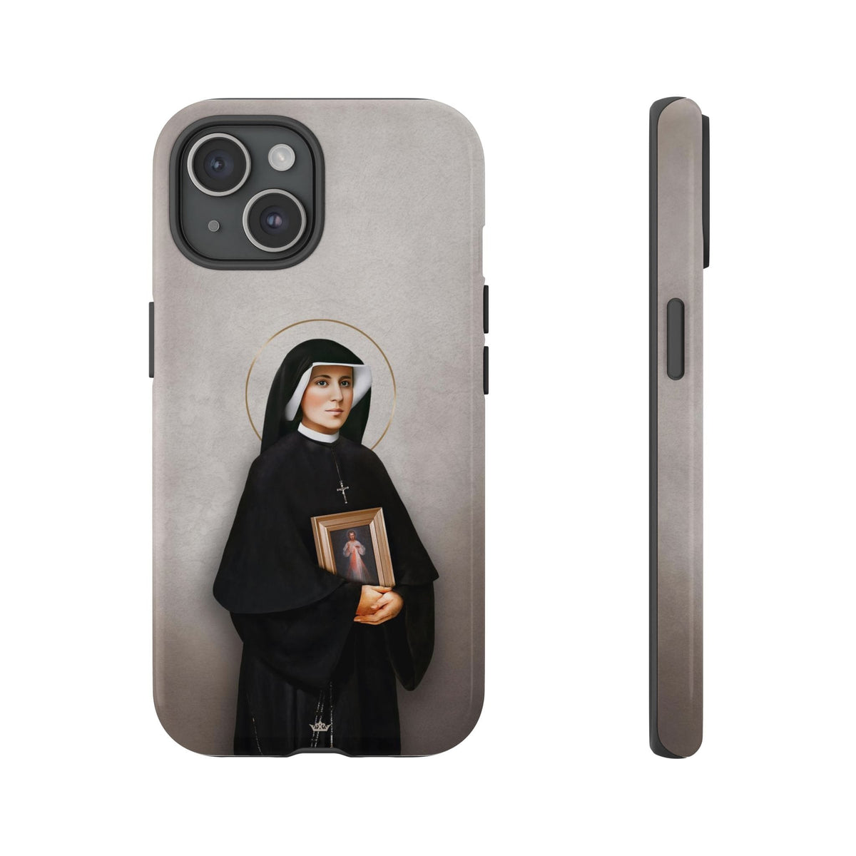 St. Faustina Hard Phone Case (Light) Copyright VENXARA
