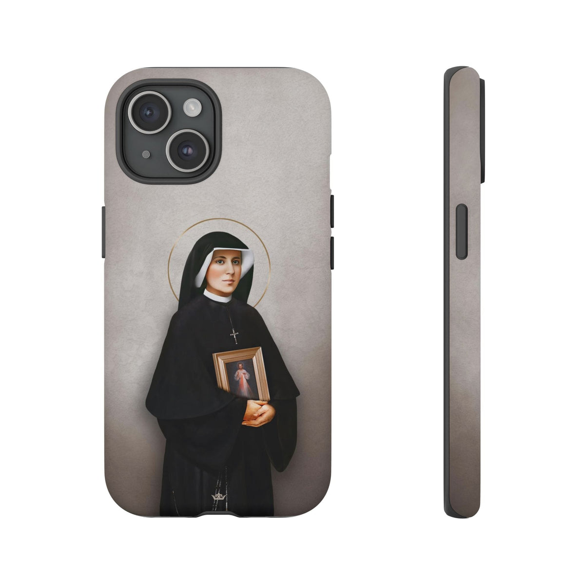 St. Faustina Hard Phone Case (Light) Copyright VENXARA