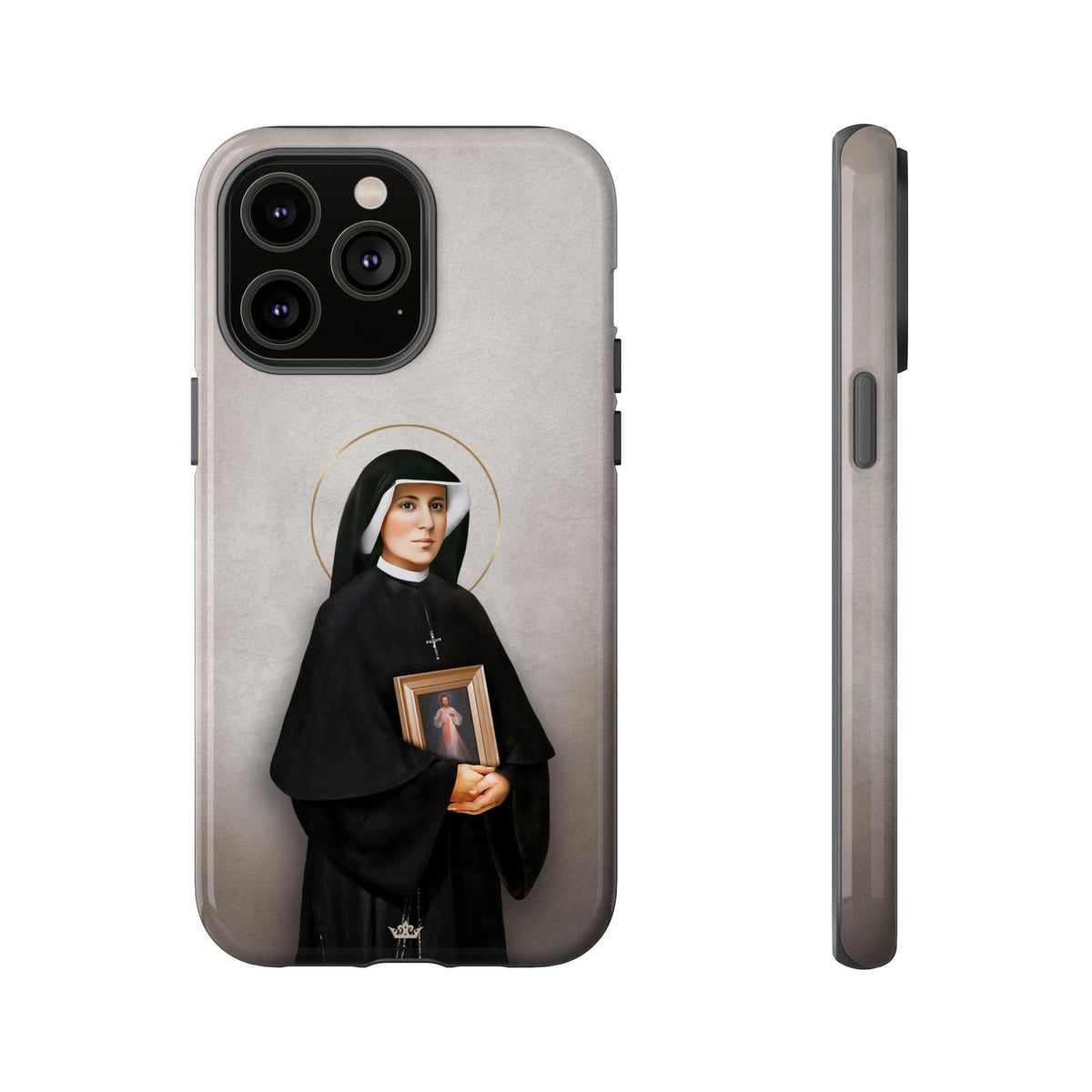 St. Faustina Hard Phone Case (Light) Copyright VENXARA