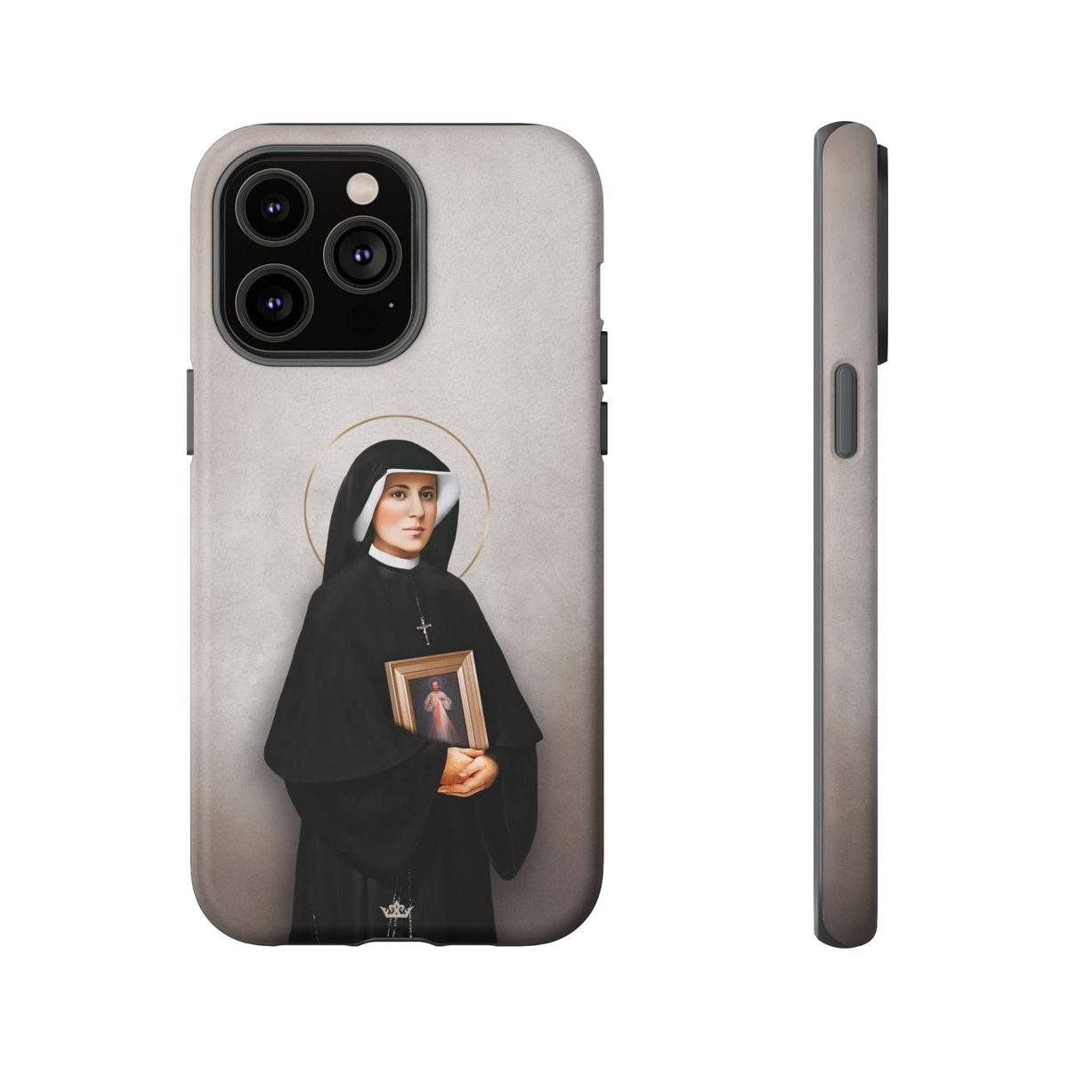 St. Faustina Hard Phone Case (Light) Copyright VENXARA