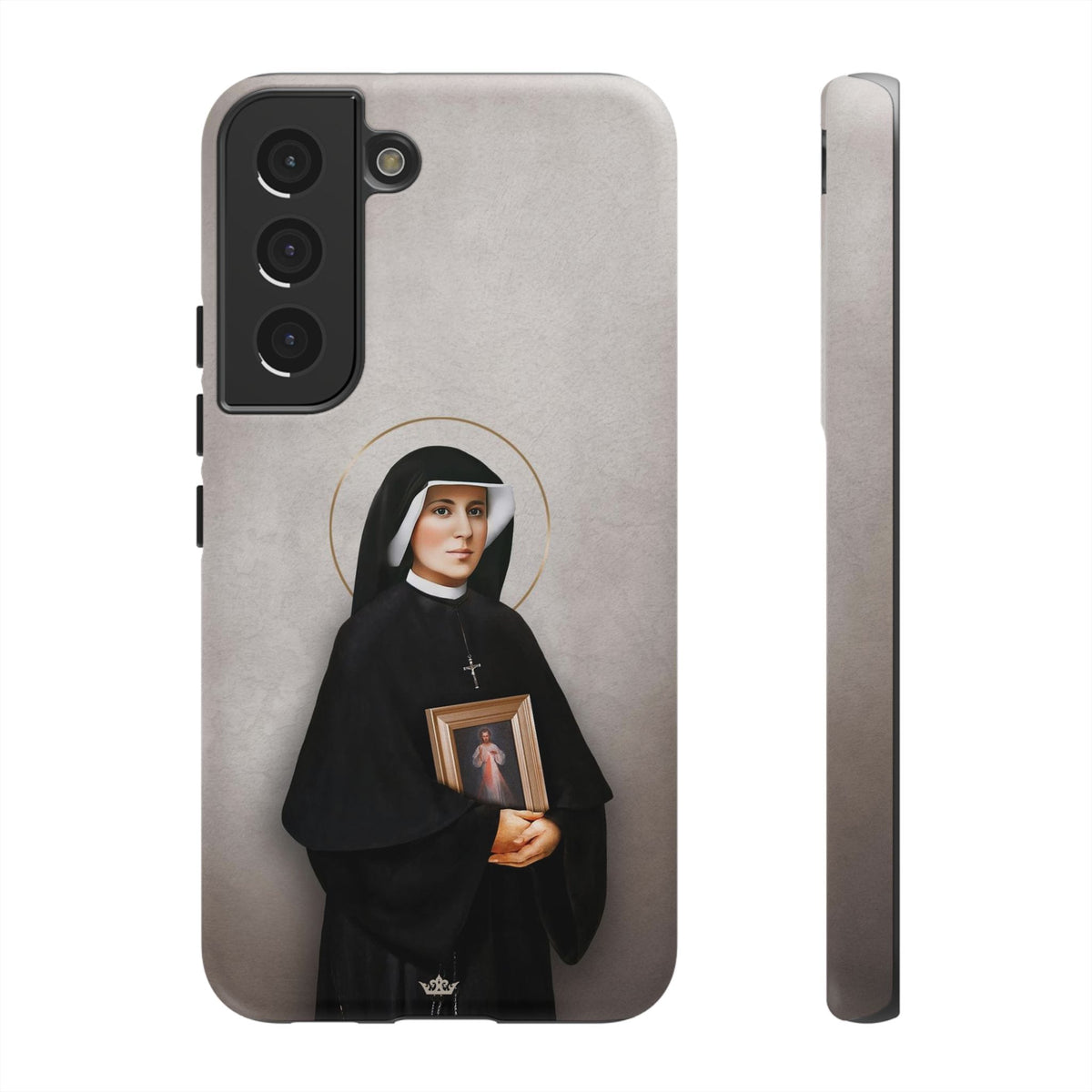 St. Faustina Hard Phone Case (Light) Copyright VENXARA