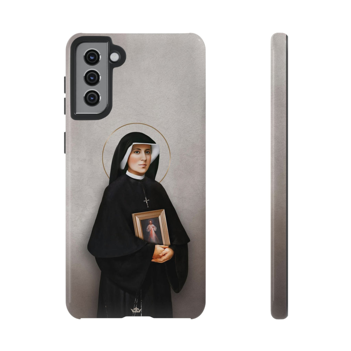 St. Faustina Hard Phone Case (Light) Copyright VENXARA