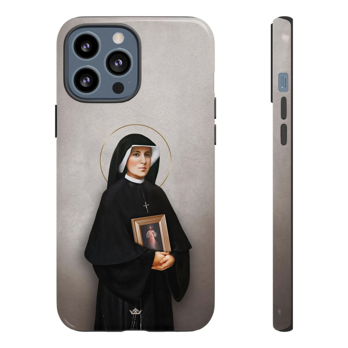 St. Faustina Hard Phone Case (Light) Copyright VENXARA