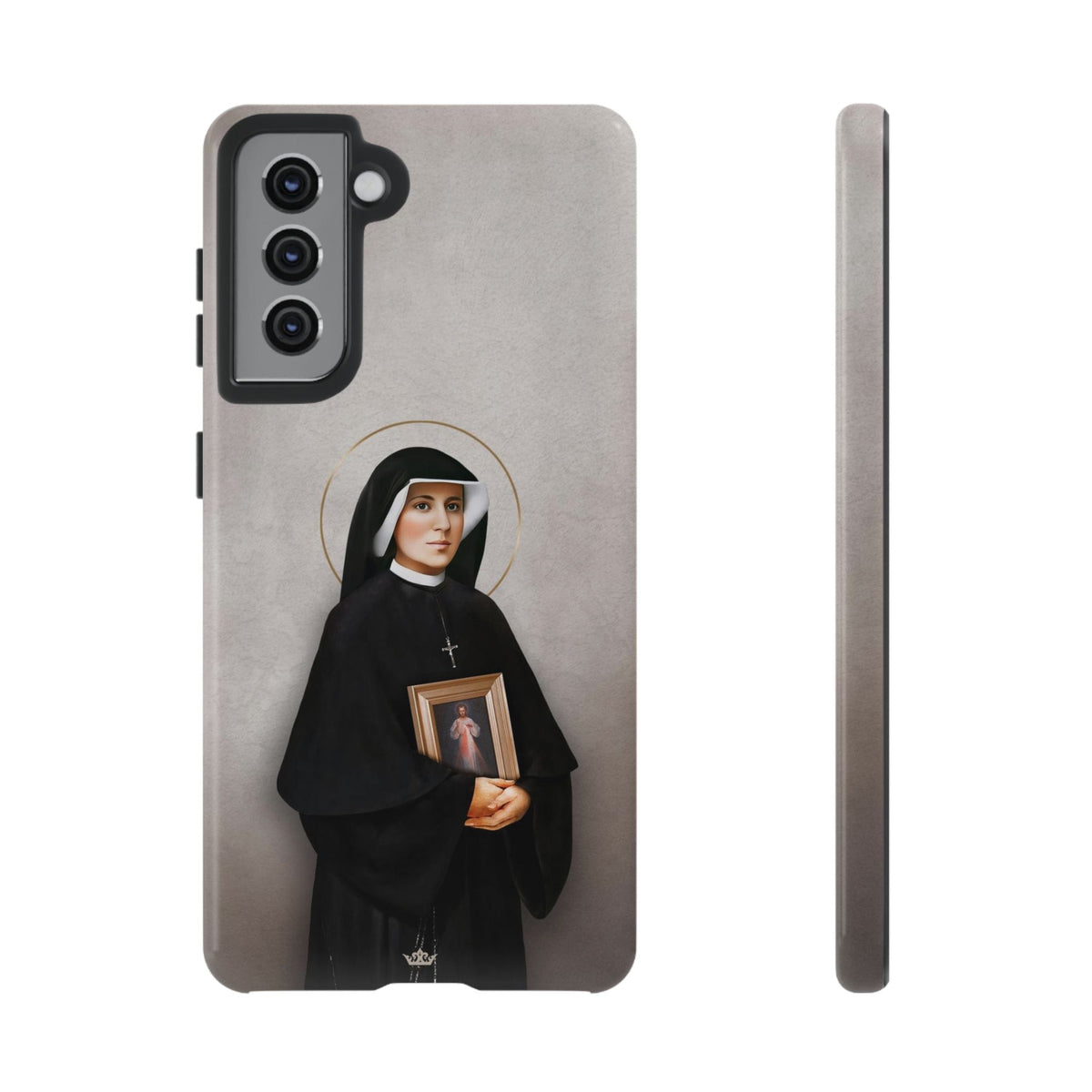 St. Faustina Hard Phone Case (Light) Copyright VENXARA
