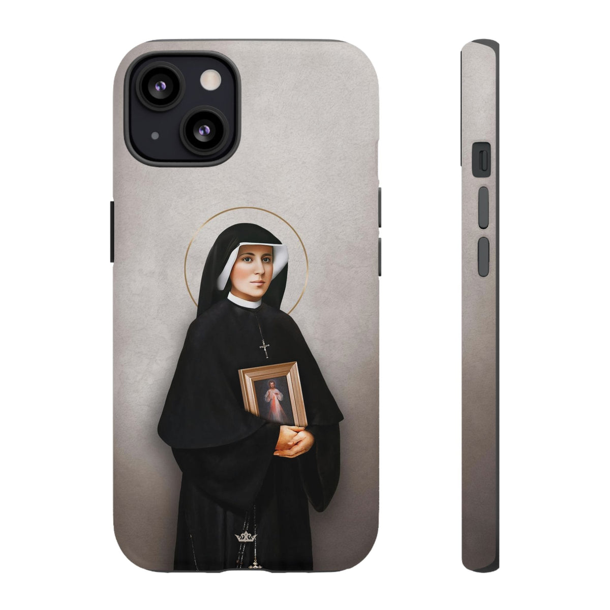 St. Faustina Hard Phone Case (Light) Copyright VENXARA