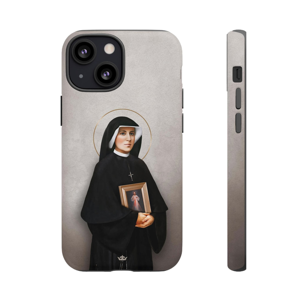 St. Faustina Hard Phone Case (Light) Copyright VENXARA