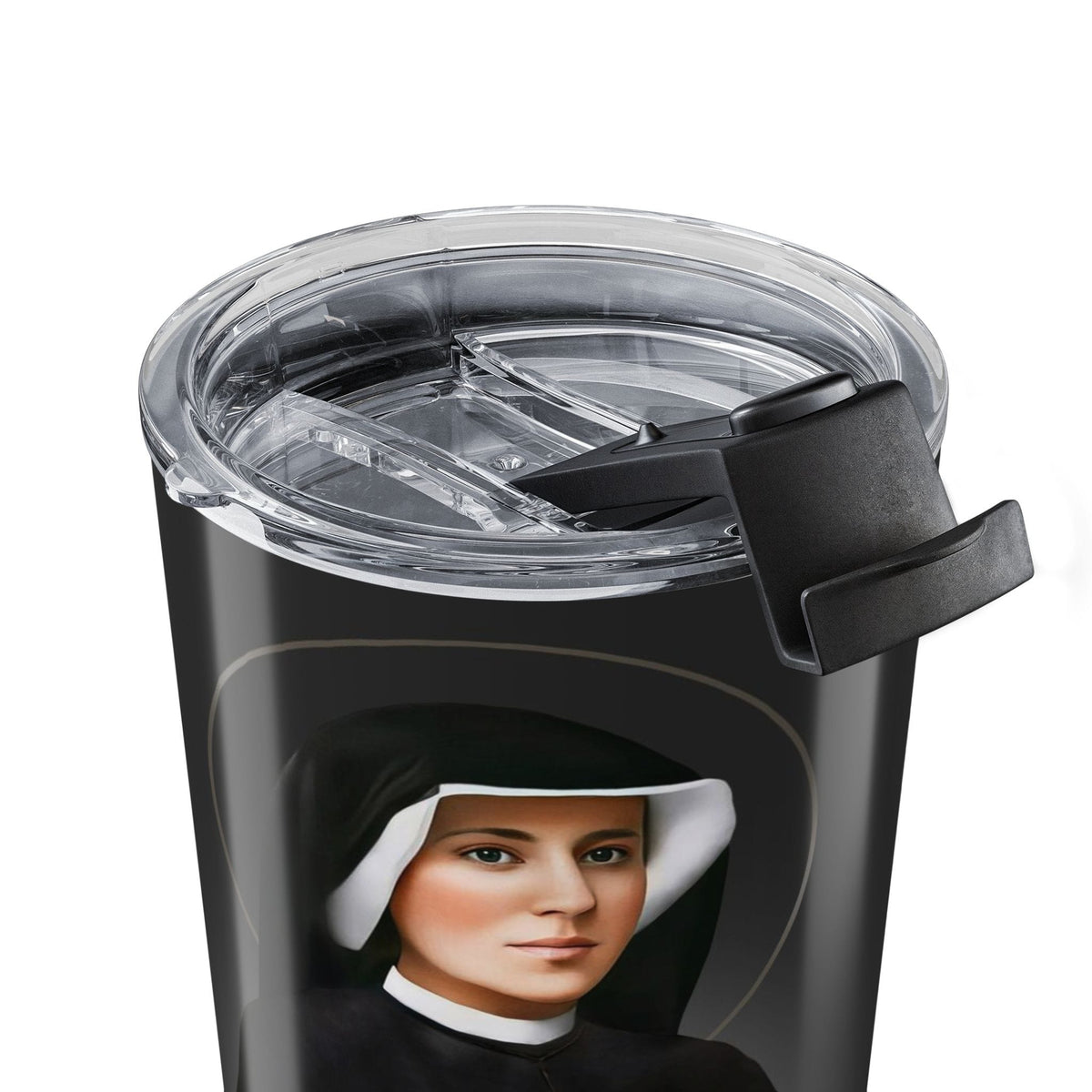 St. Faustina Lord's Prayer Tumbler (Ash 20 oz) Copyright VENXARA