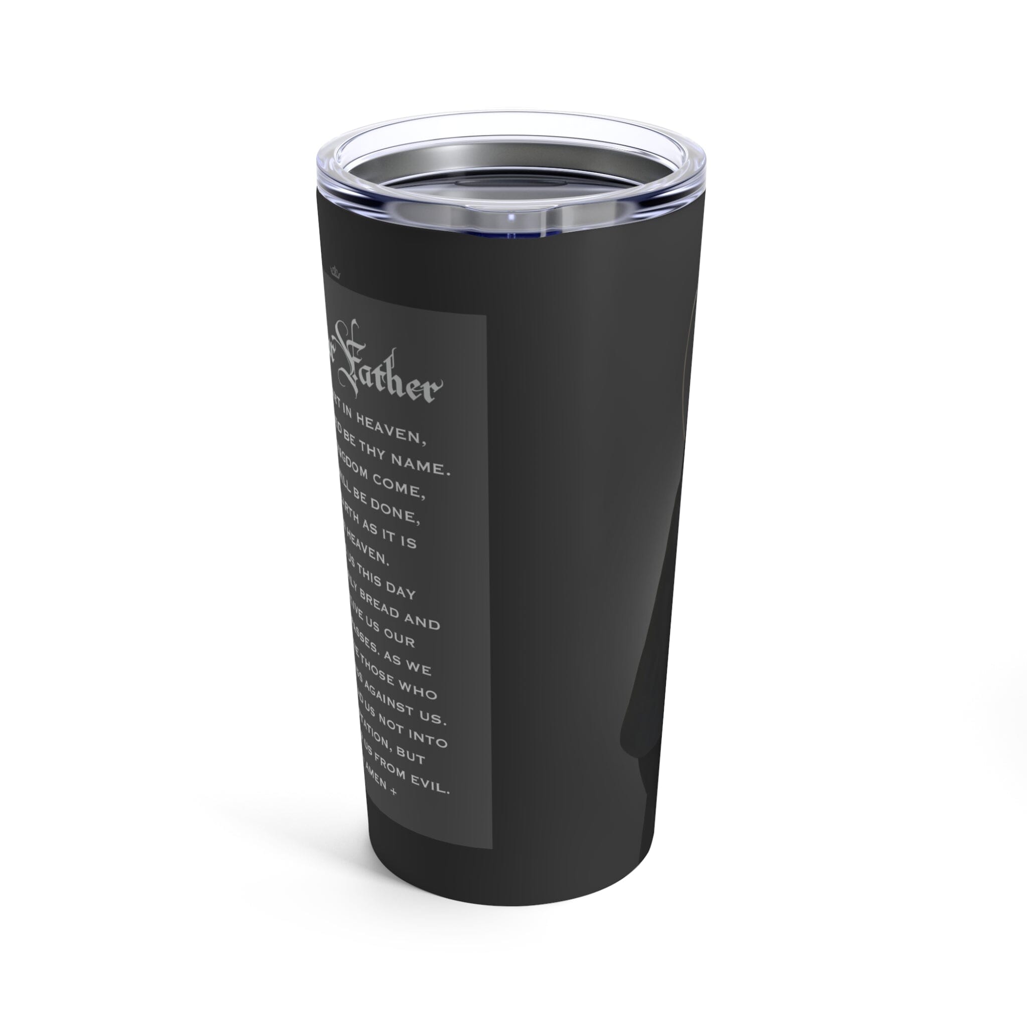 St. Faustina Lord's Prayer Tumbler 20 oz. (Ash) - VENXARA®