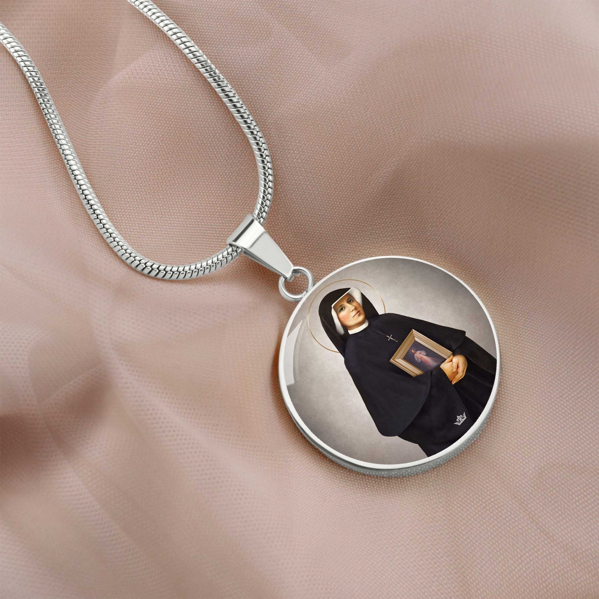 St. Faustina Pendant Necklace - VENXARA®