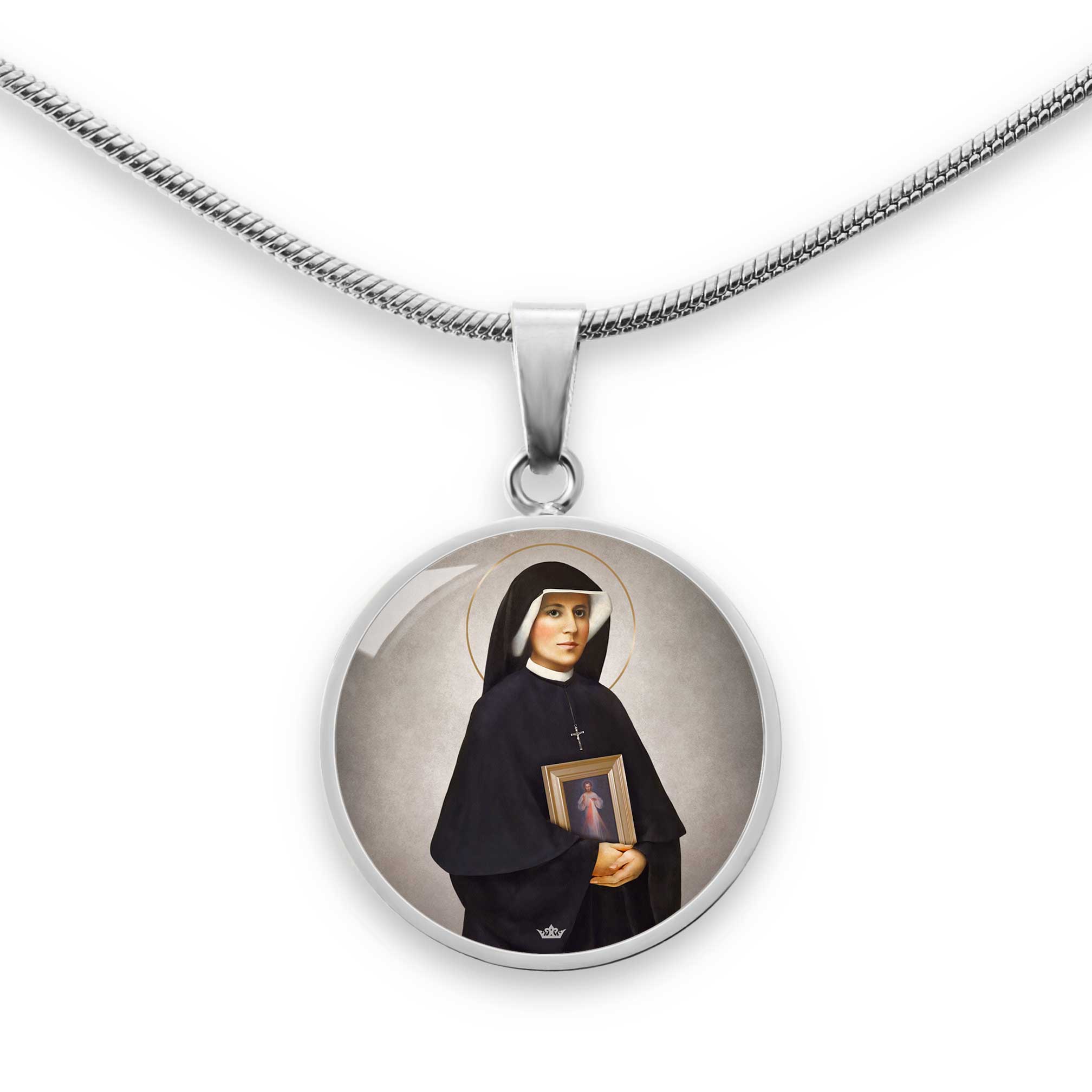 St. Faustina Pendant Necklace Copyright VENXARA