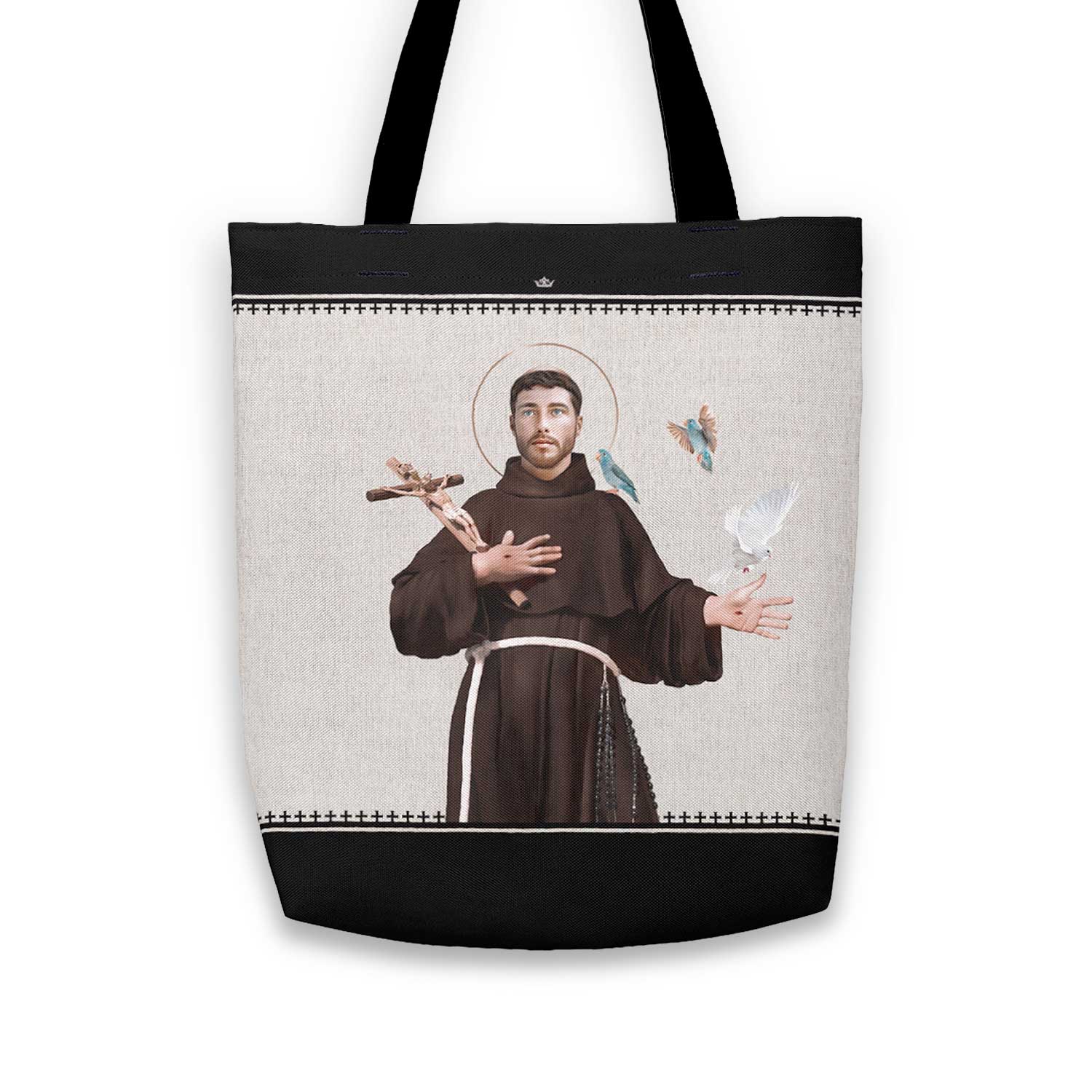 St. Francis of Assisi Canvas Tote Bag - VENXARA®