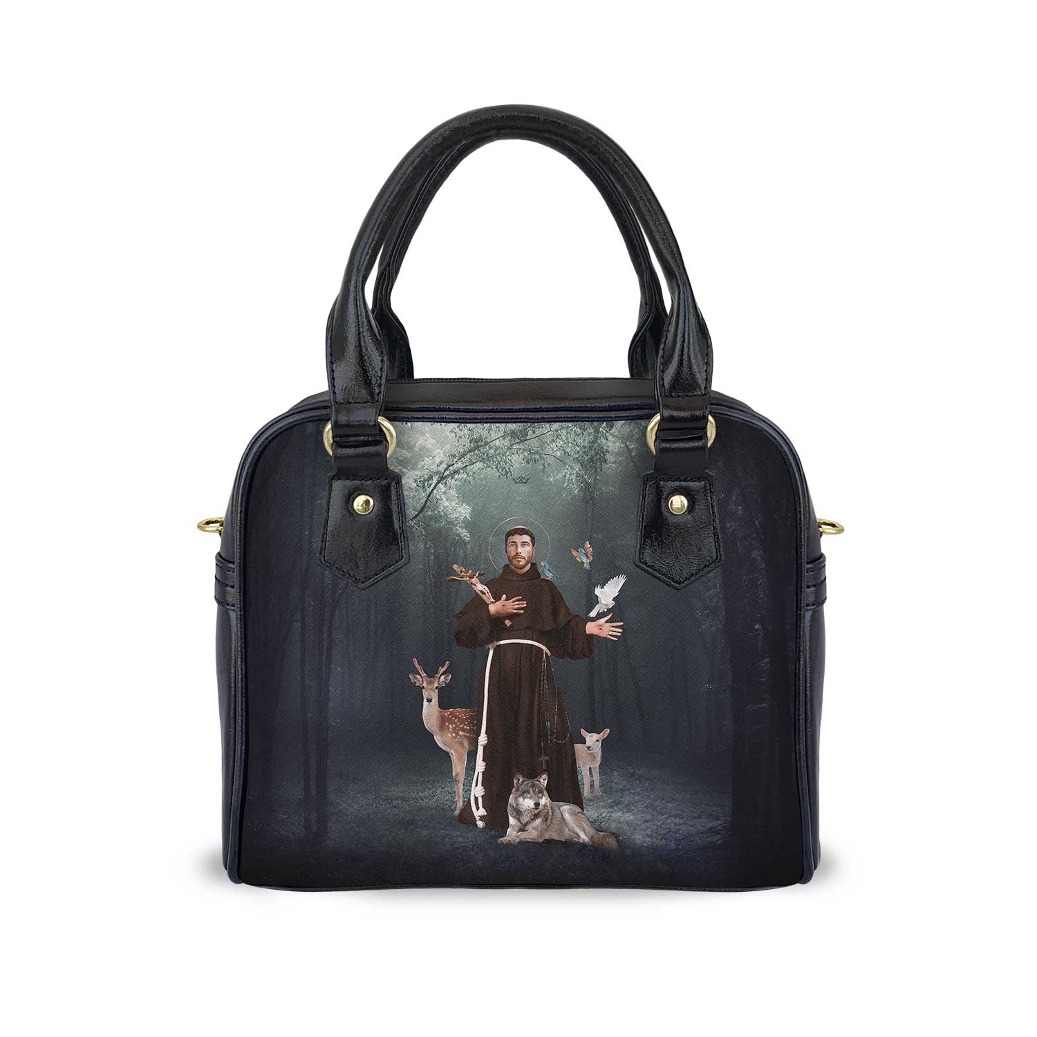 St. Francis of Assisi Handbag (Forest) - VENXARA®