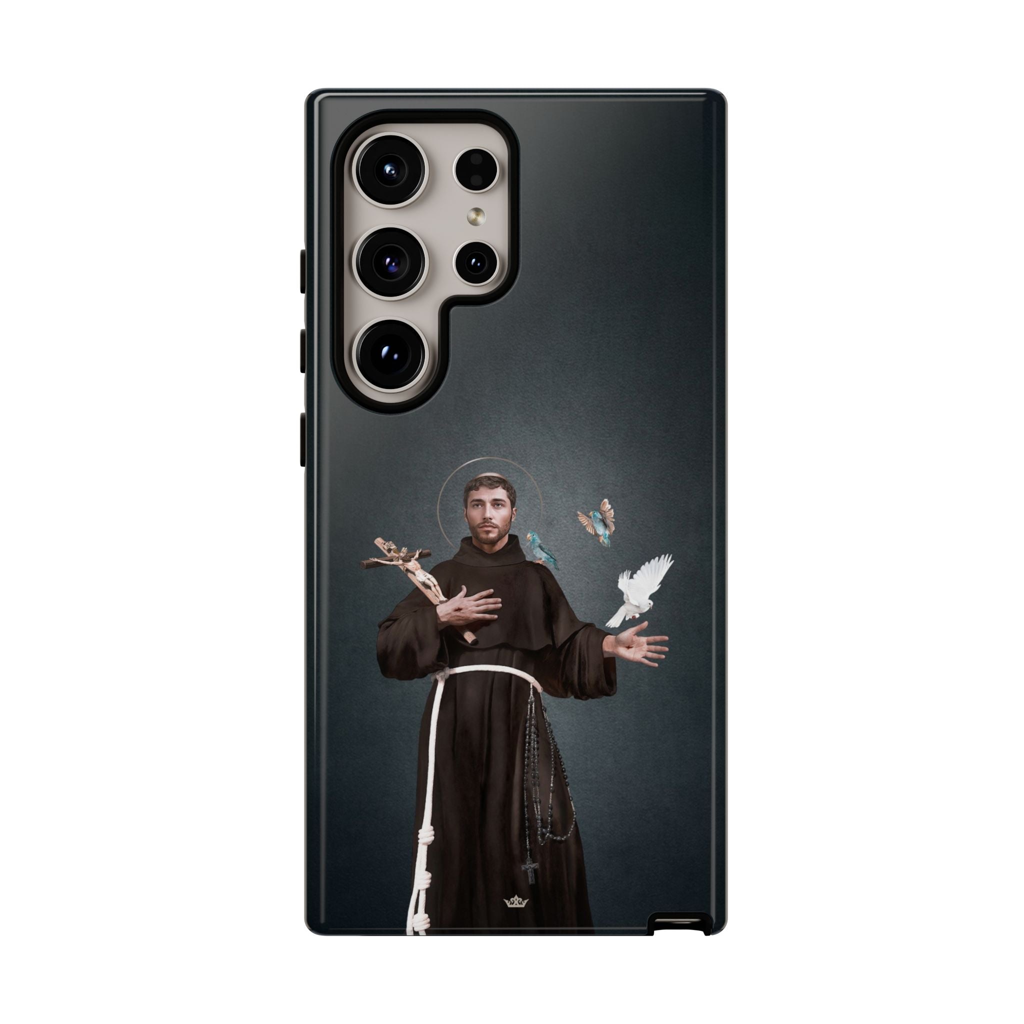 St. Francis of Assisi Hard Phone Case (Dark) - VENXARA®