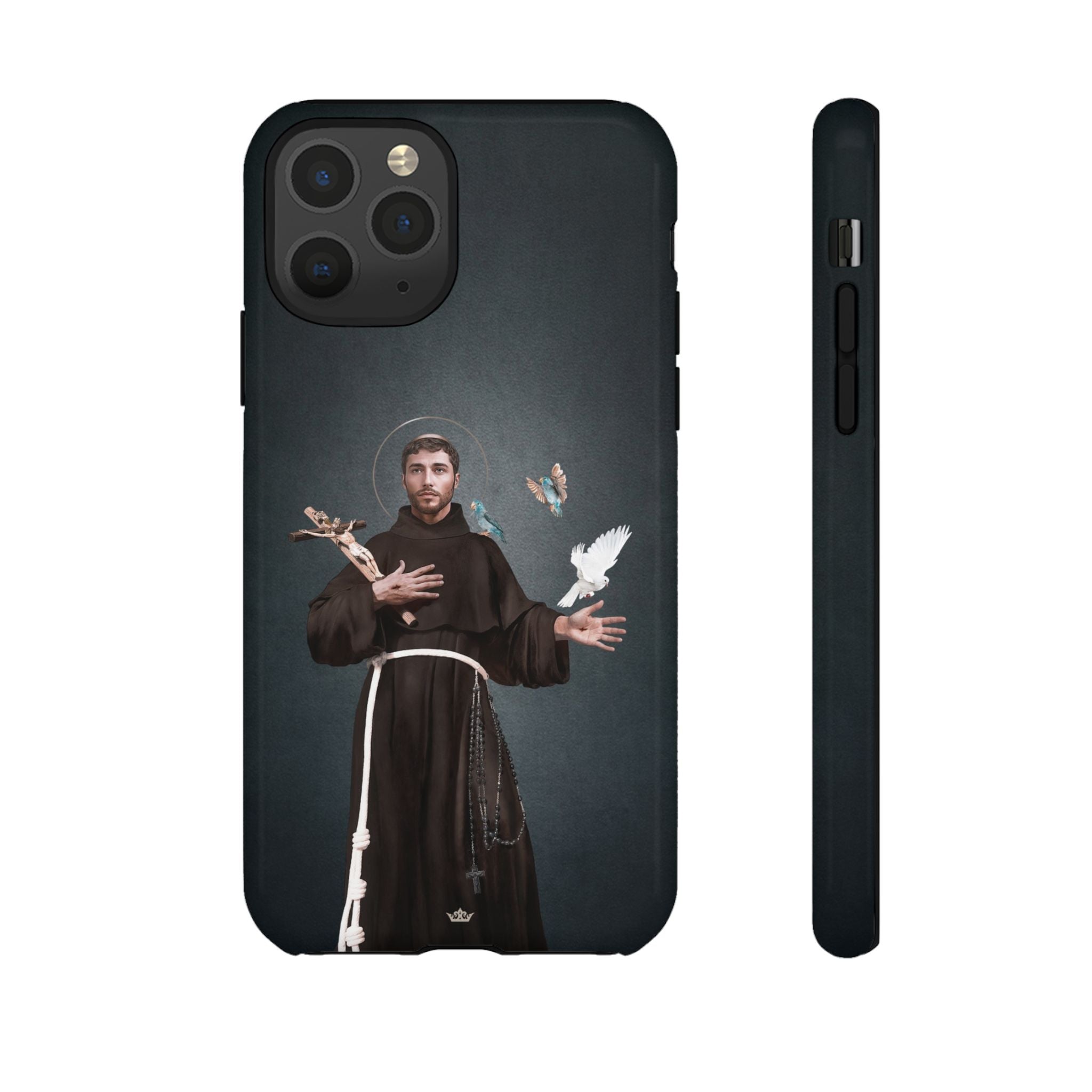 St. Francis of Assisi Hard Phone Case (Dark) - VENXARA®