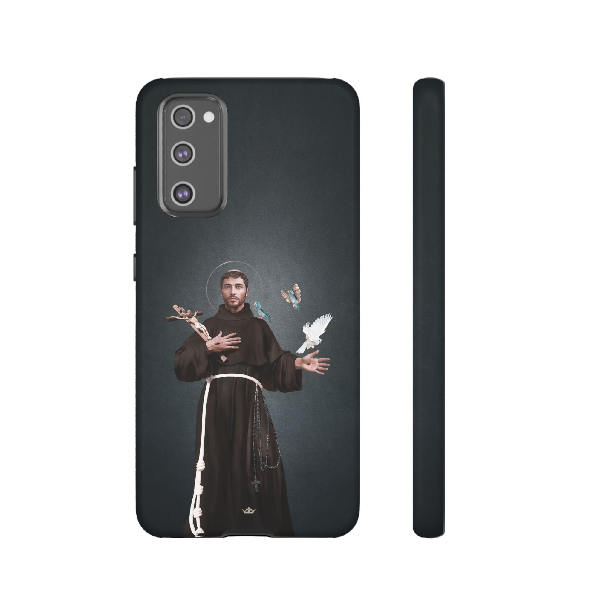St. Francis of Assisi Hard Phone Case (Dark) - VENXARA®