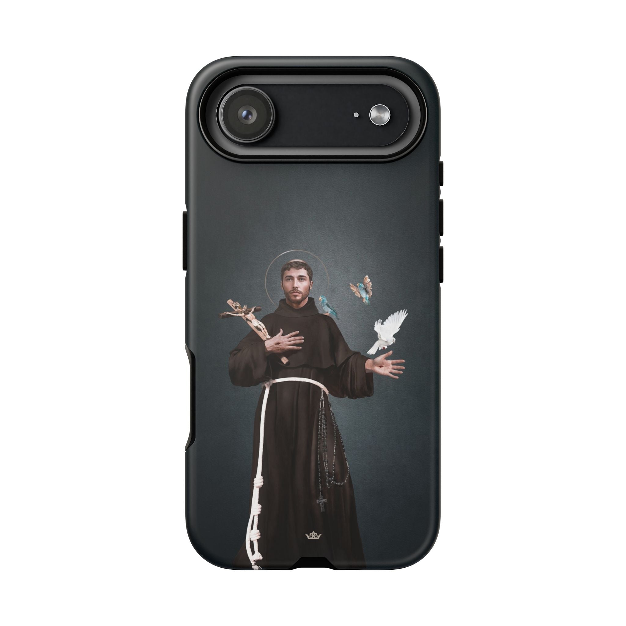 St. Francis of Assisi Hard Phone Case (Dark) - Venxara