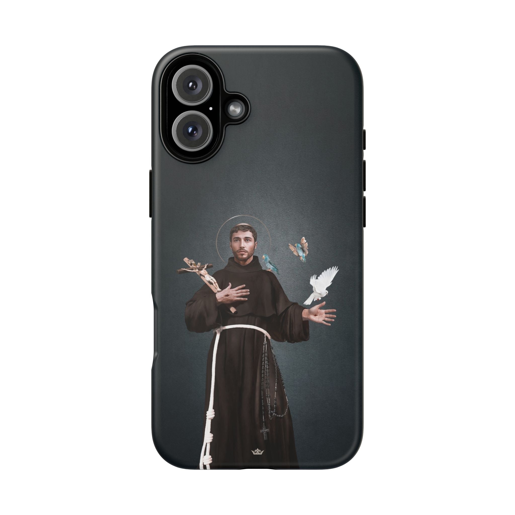 St. Francis of Assisi Hard Phone Case (Dark) - Venxara