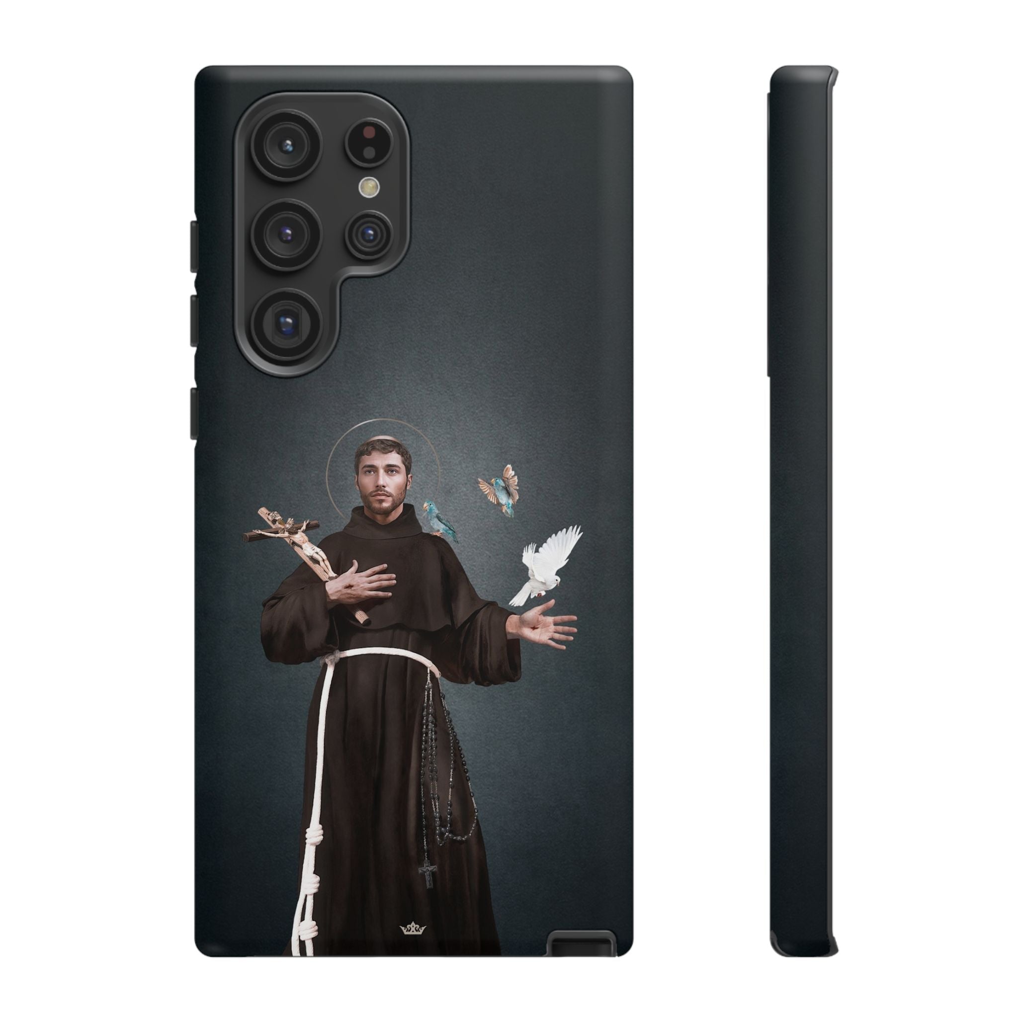 St. Francis of Assisi Hard Phone Case (Dark) - Venxara