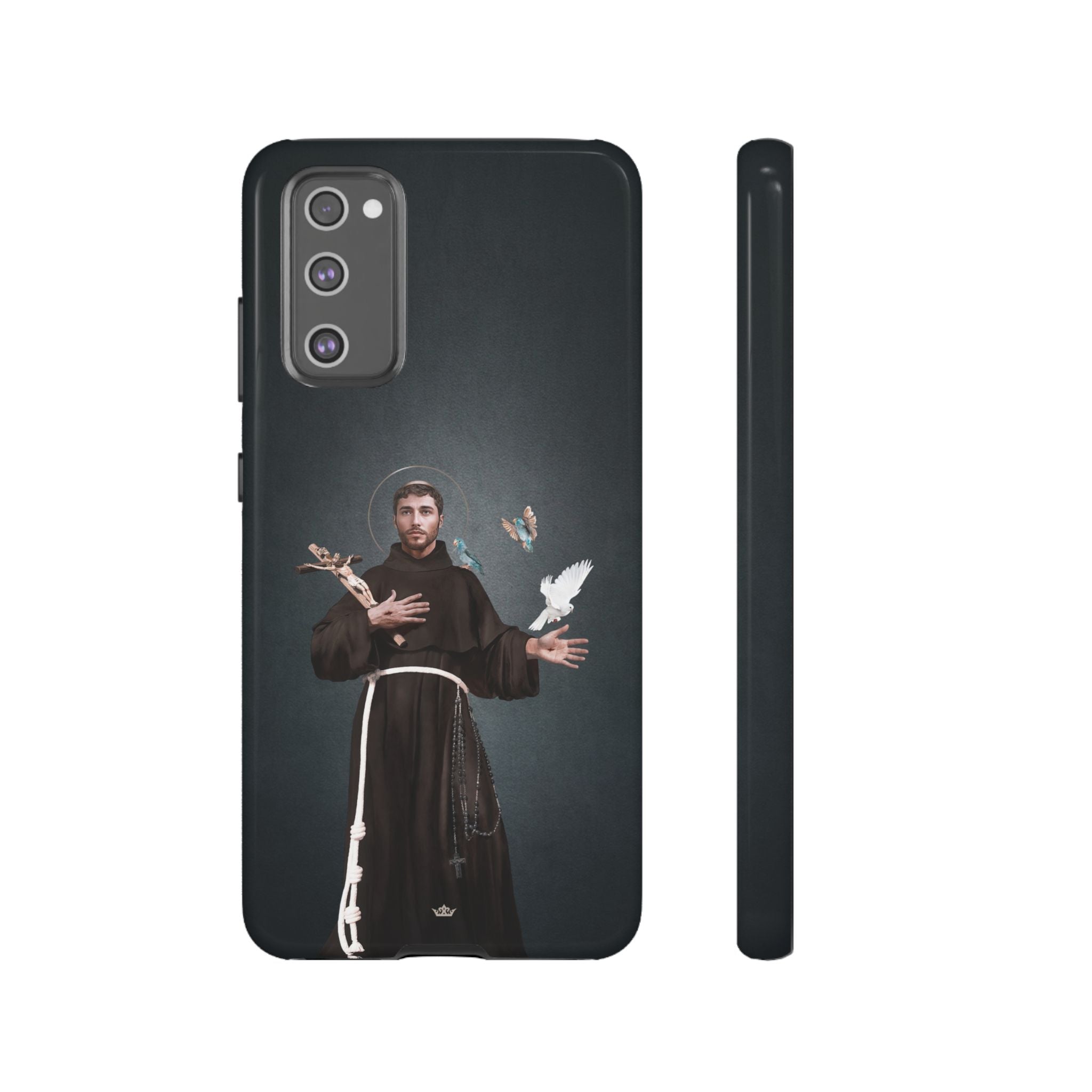 St. Francis of Assisi Hard Phone Case (Dark) - VENXARA®