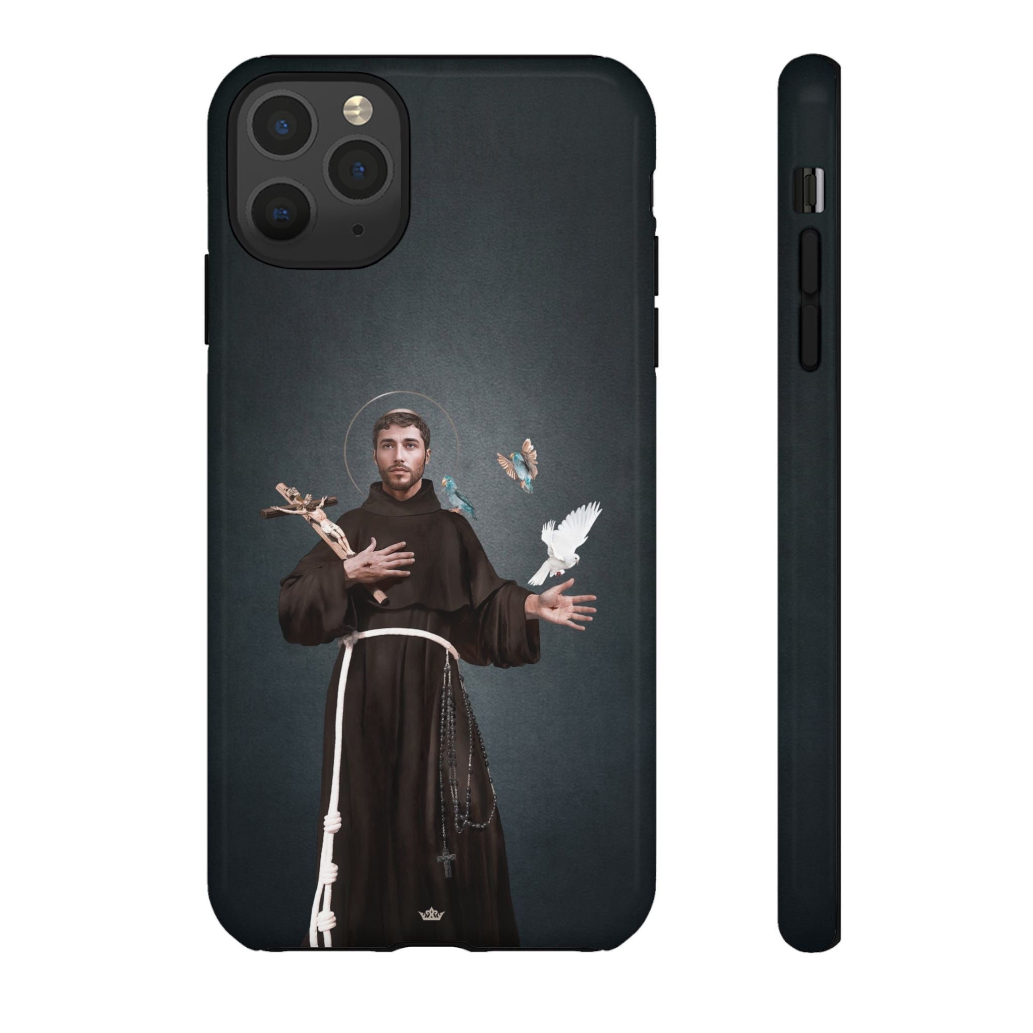 St. Francis of Assisi Hard Phone Case (Dark) - VENXARA®