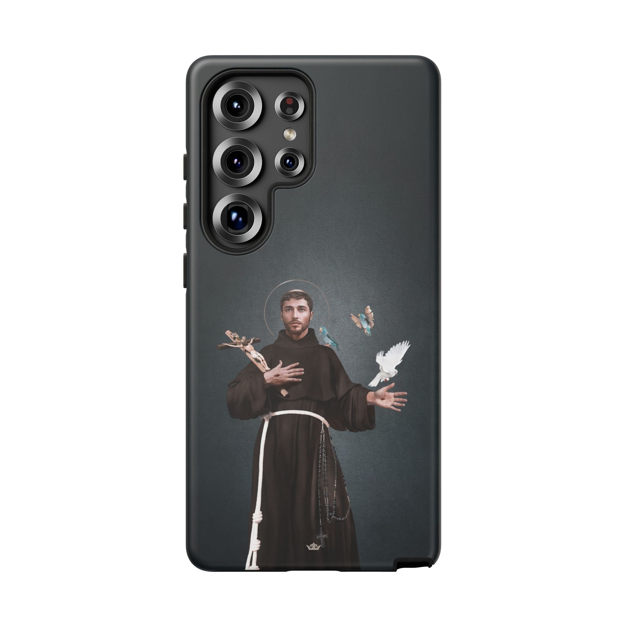 St. Francis of Assisi Hard Phone Case (Dark) - Venxara
