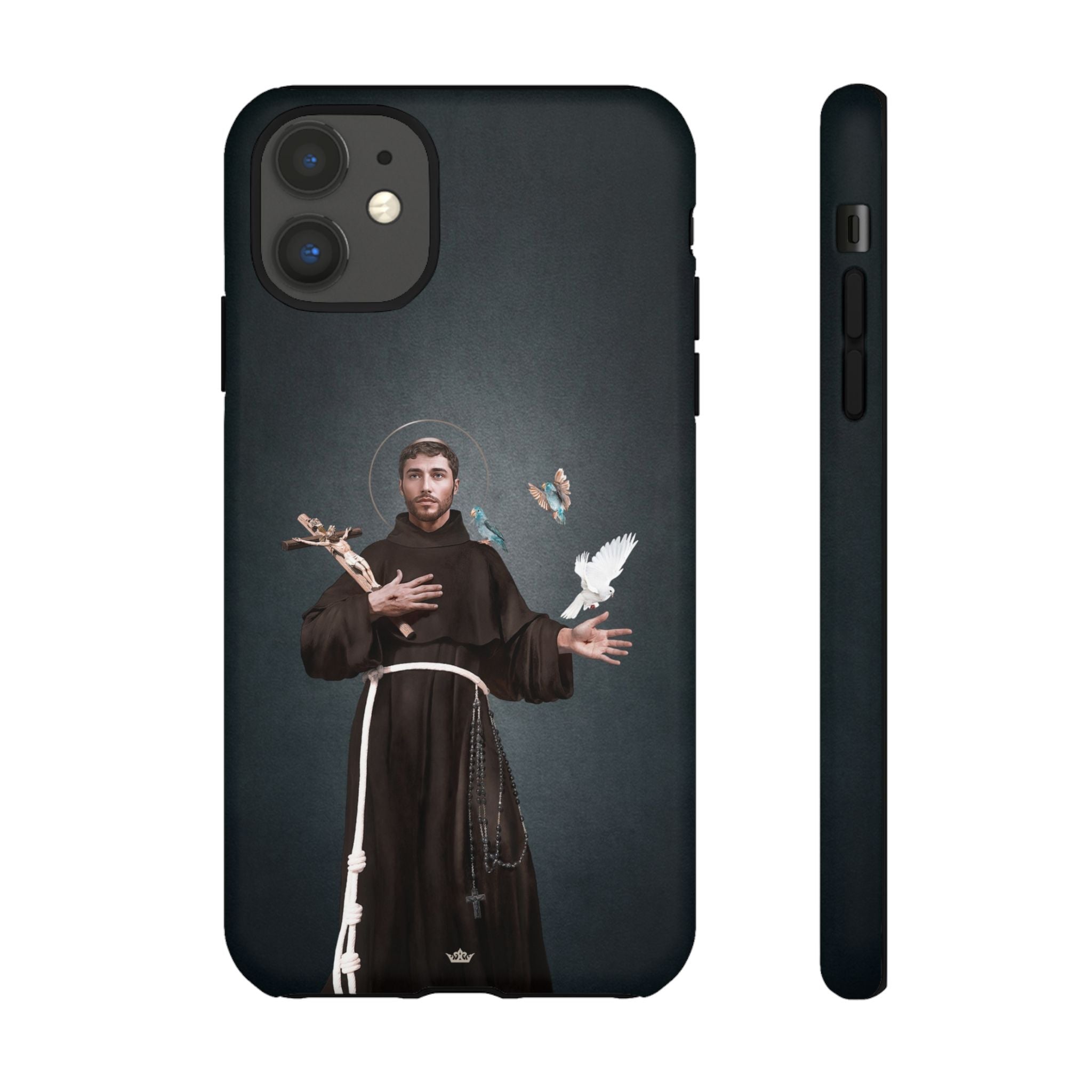 St. Francis of Assisi Hard Phone Case (Dark) - VENXARA®