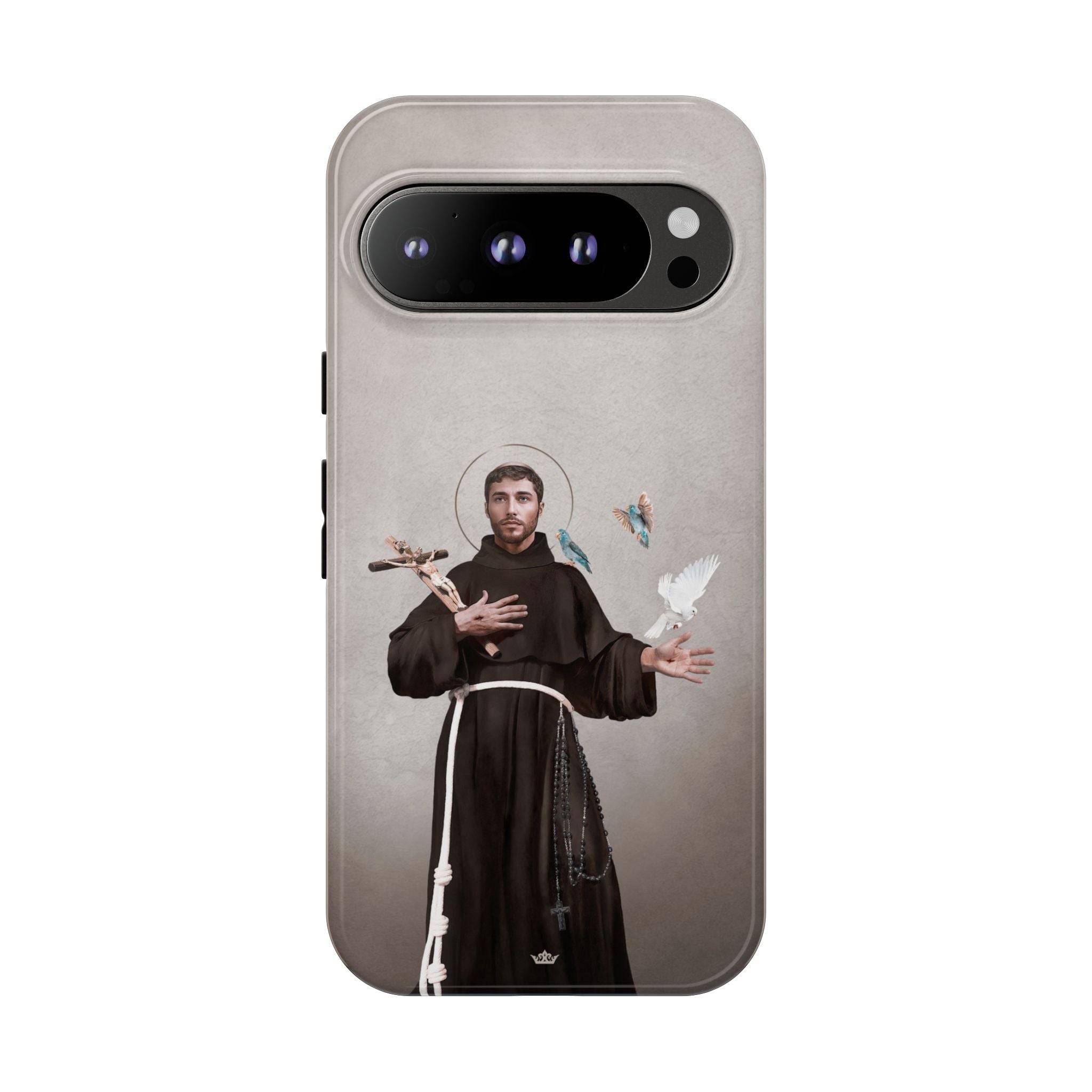 St. Francis of Assisi Hard Phone Case (Light) - Venxara