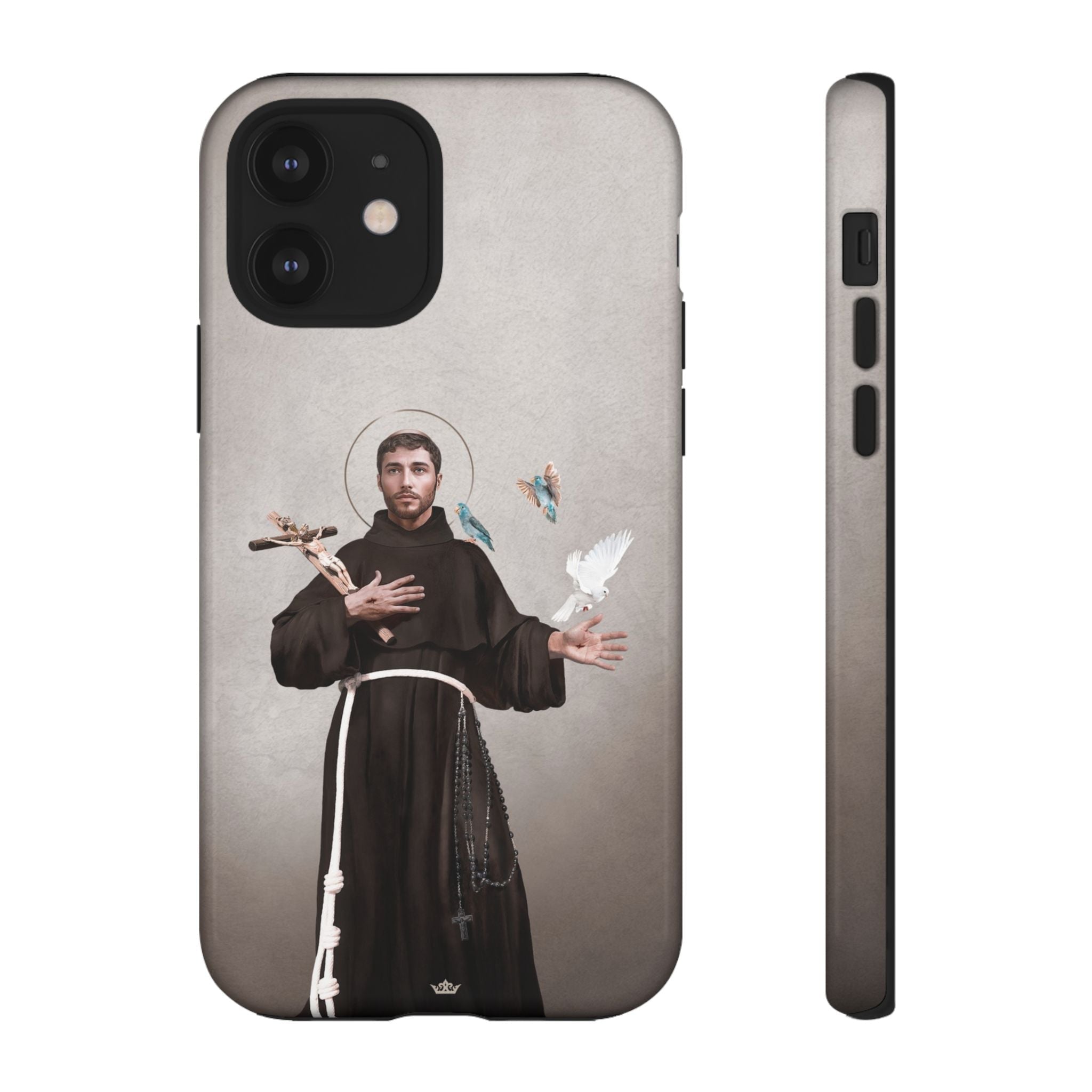 St. Francis of Assisi Hard Phone Case (Light) - Venxara