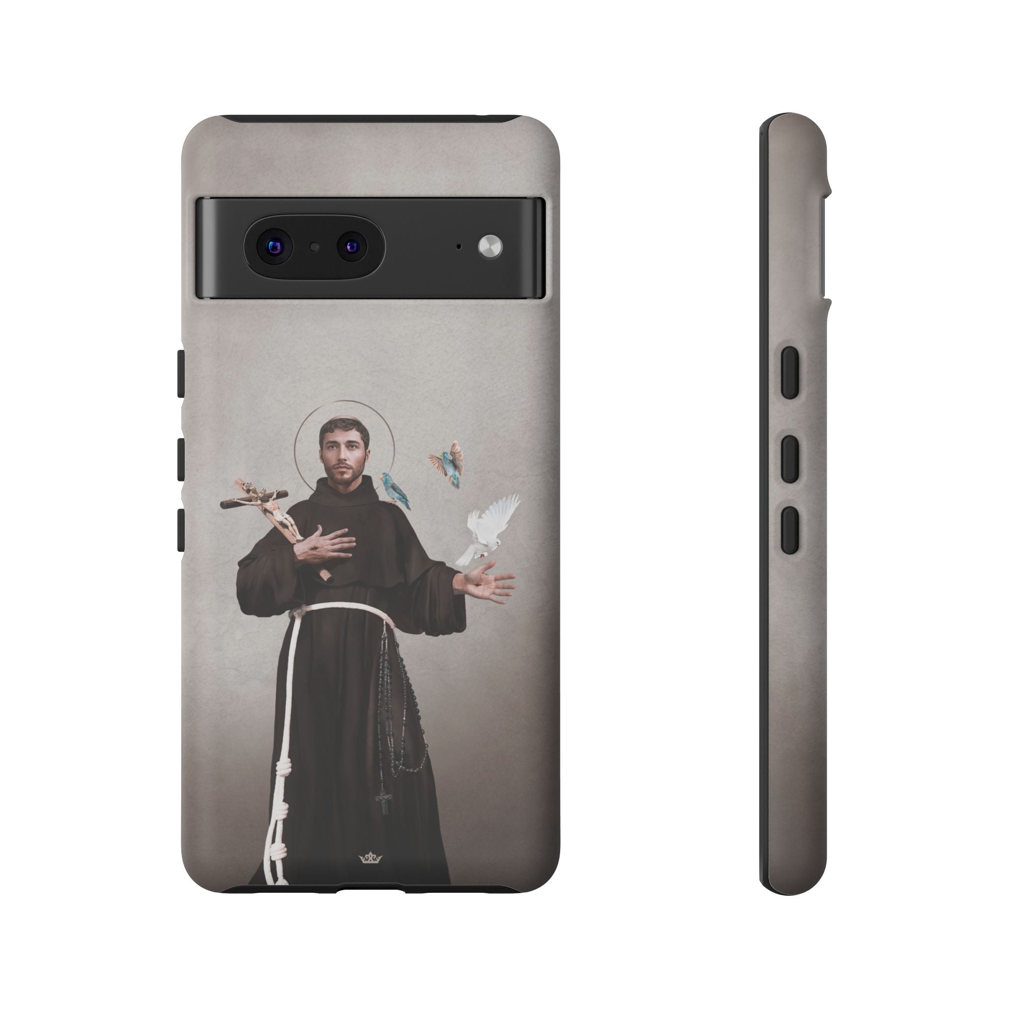 St. Francis of Assisi Hard Phone Case (Light) - Venxara