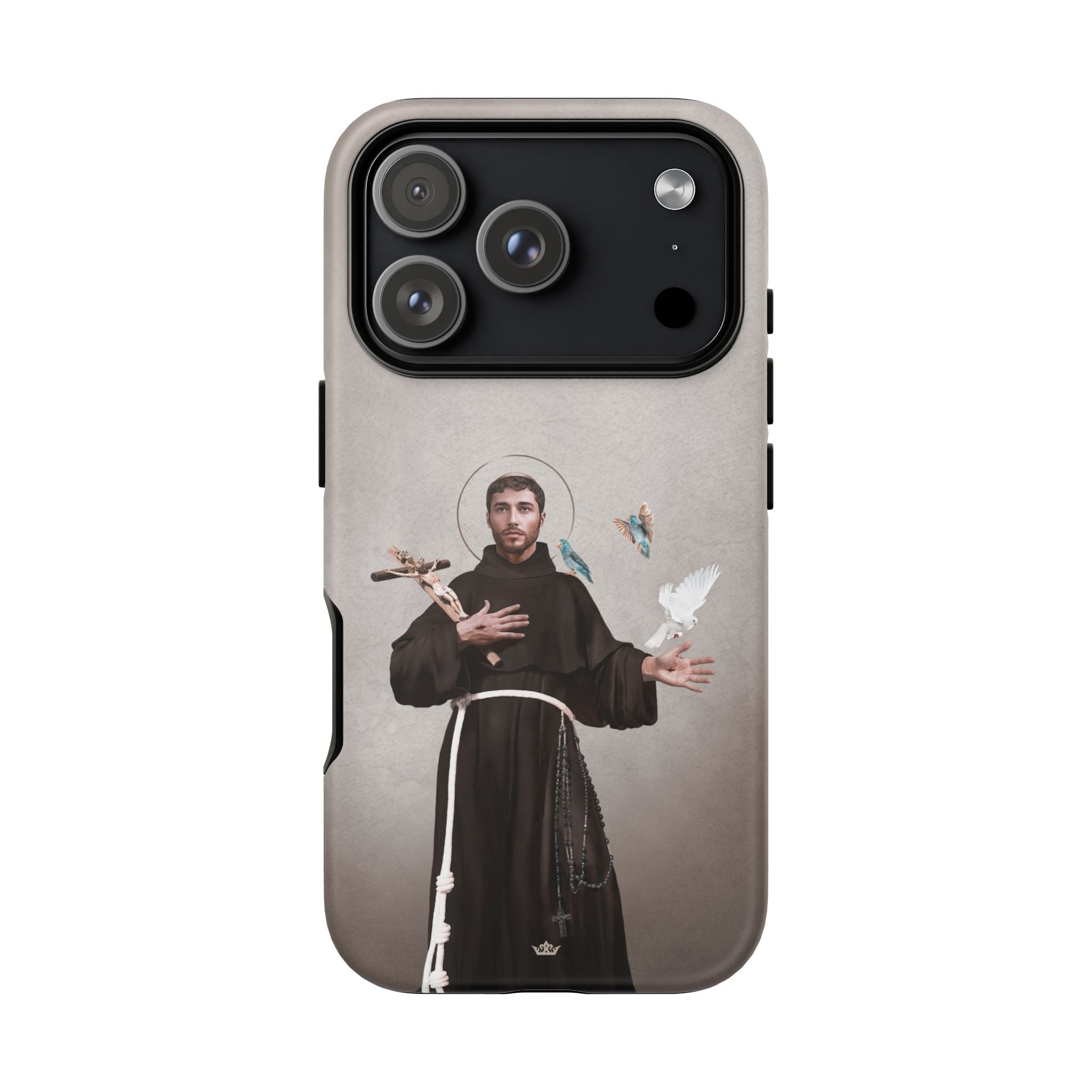St. Francis of Assisi Hard Phone Case (Light) - Venxara