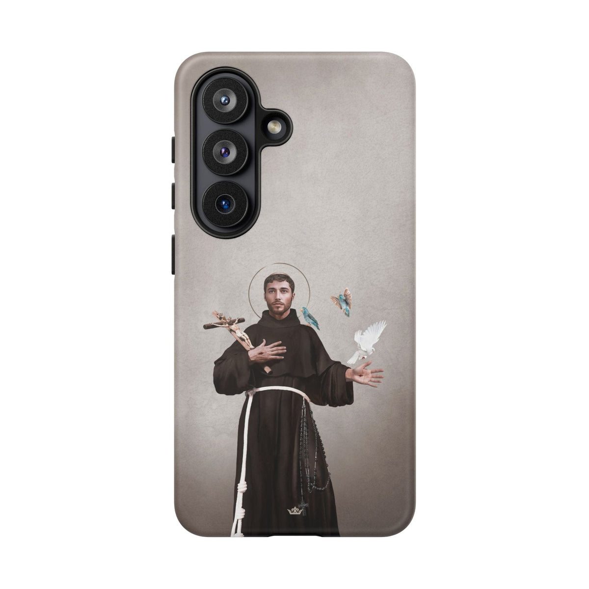 St. Francis of Assisi Hard Phone Case (Light) Copyright VENXARA