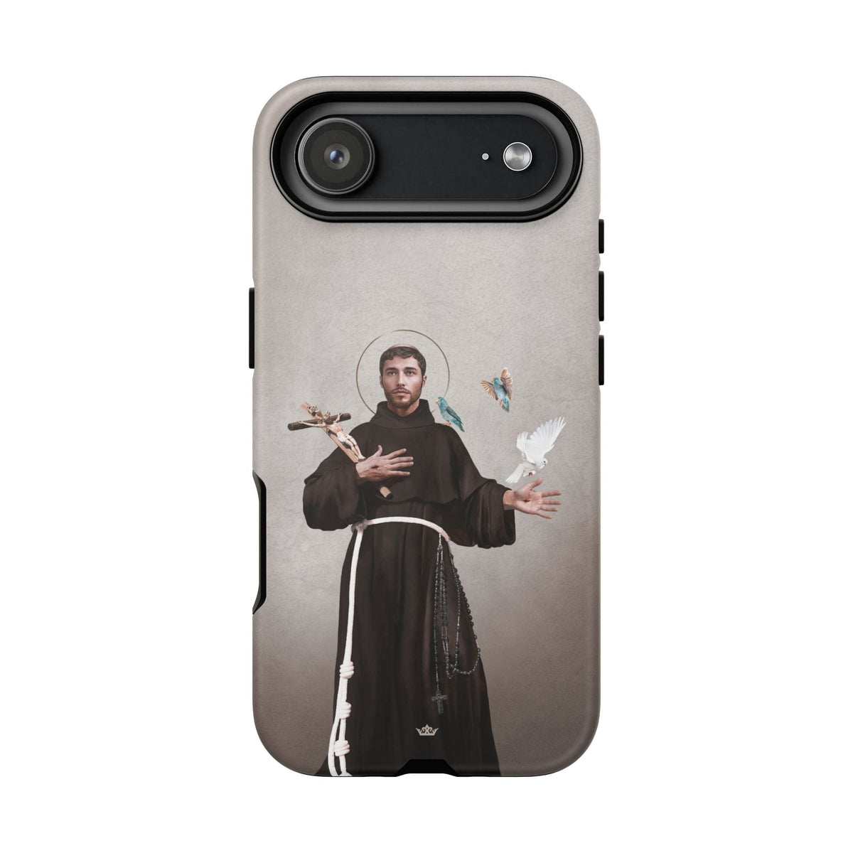 St. Francis of Assisi Hard Phone Case (Light) Copyright VENXARA