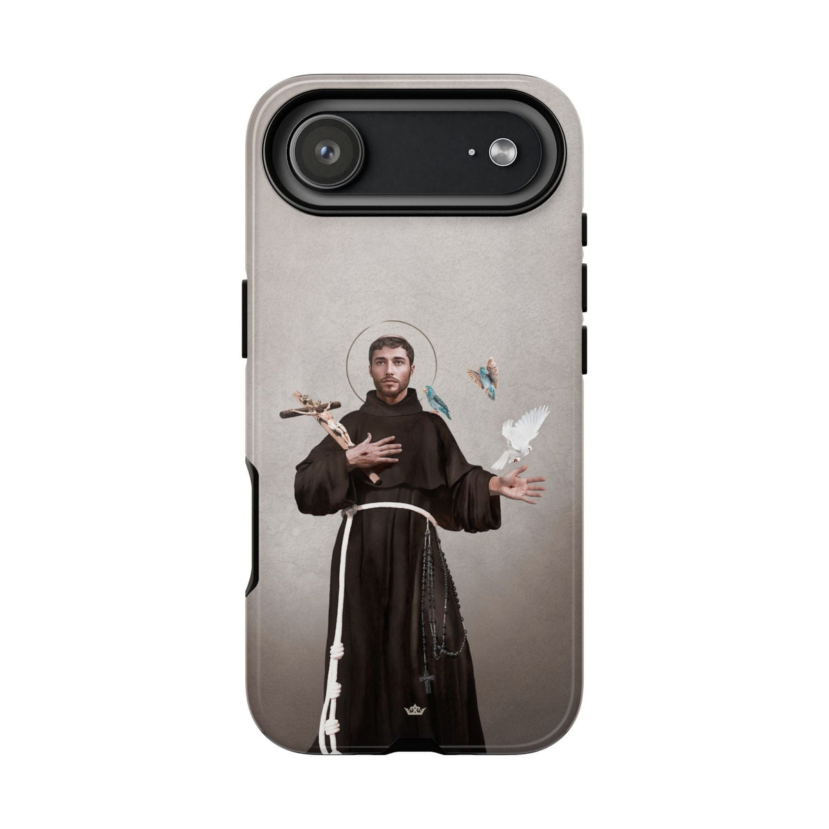 St. Francis of Assisi Hard Phone Case (Light) Copyright VENXARA