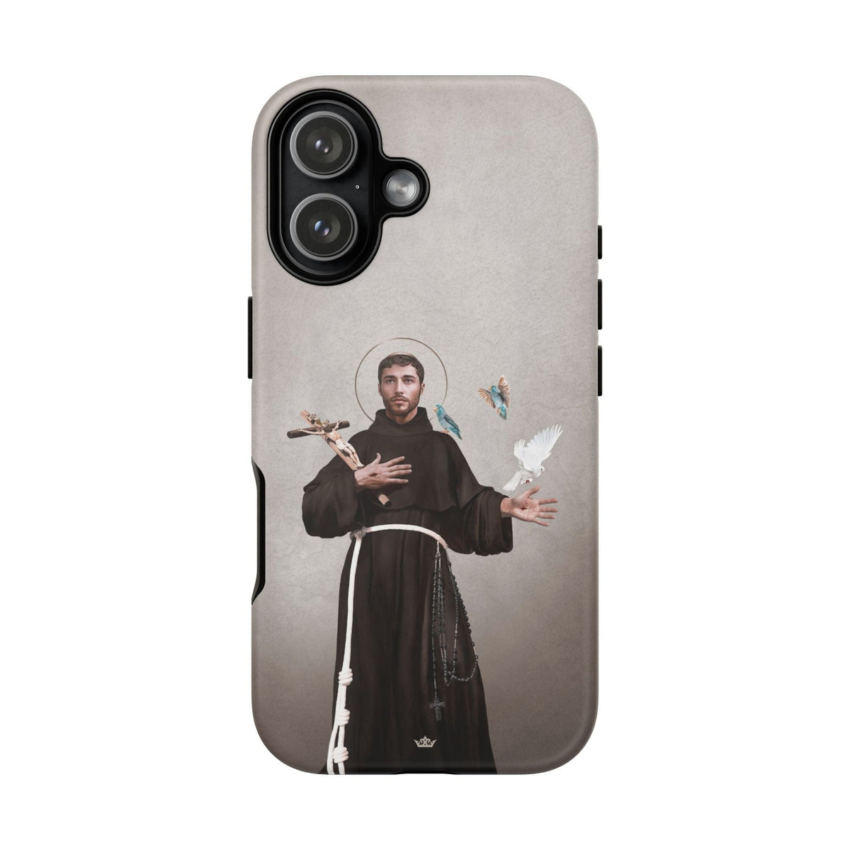 St. Francis of Assisi Hard Phone Case (Light) Copyright VENXARA