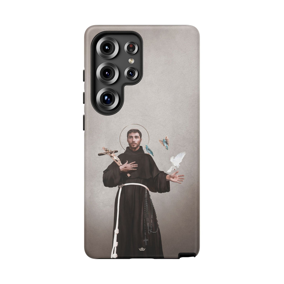St. Francis of Assisi Hard Phone Case (Light) Copyright VENXARA