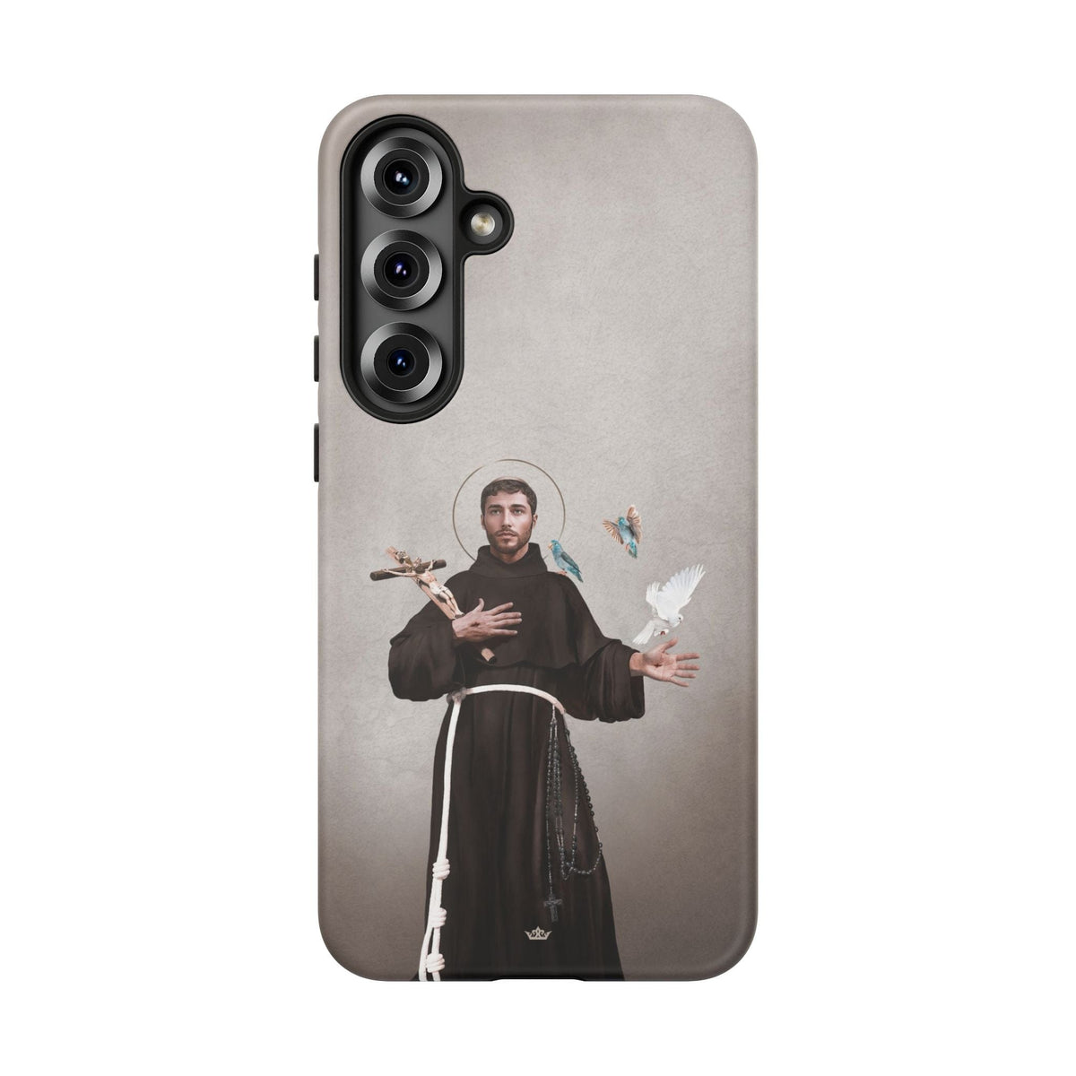 St. Francis of Assisi Hard Phone Case (Light) Copyright VENXARA