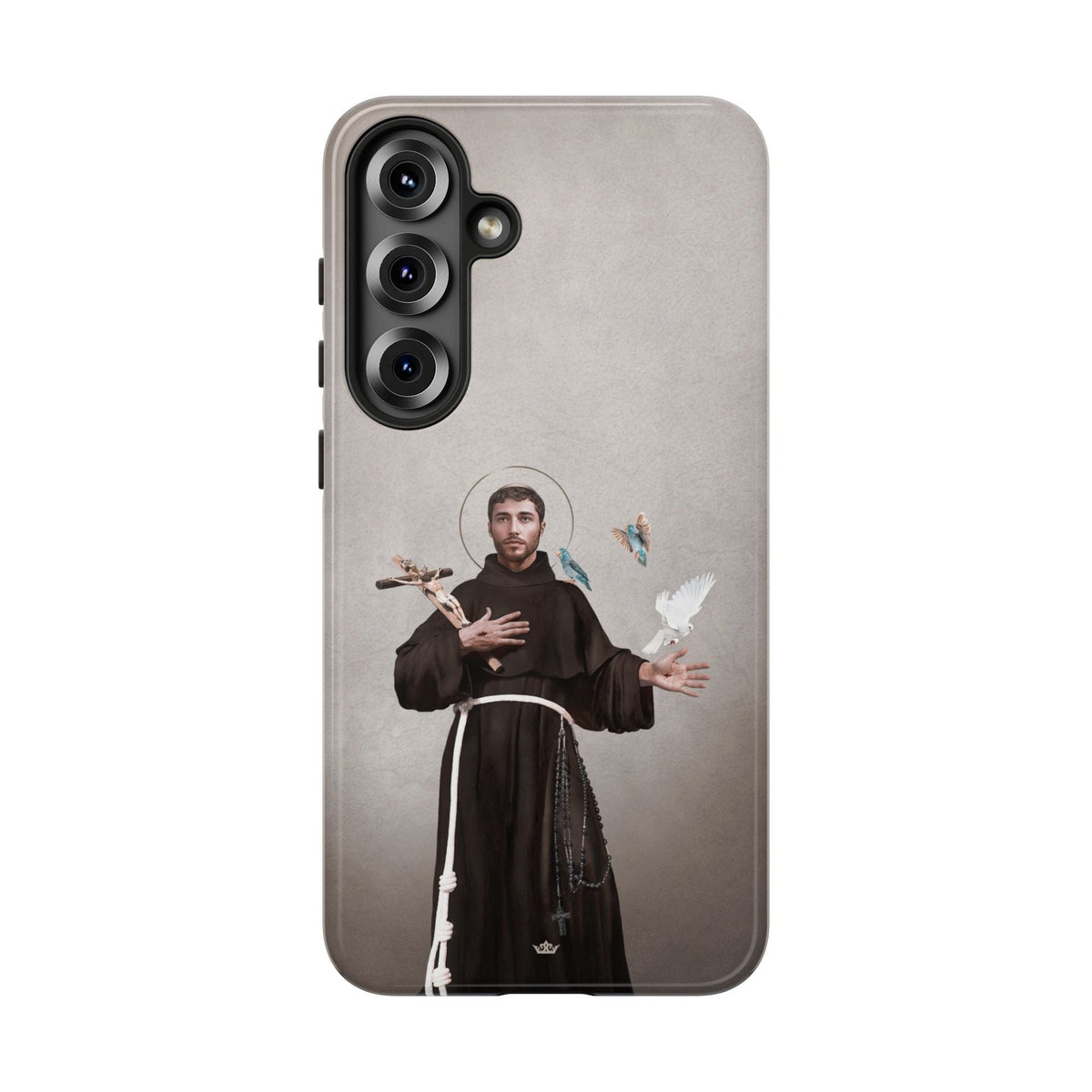 St. Francis of Assisi Hard Phone Case (Light) Copyright VENXARA
