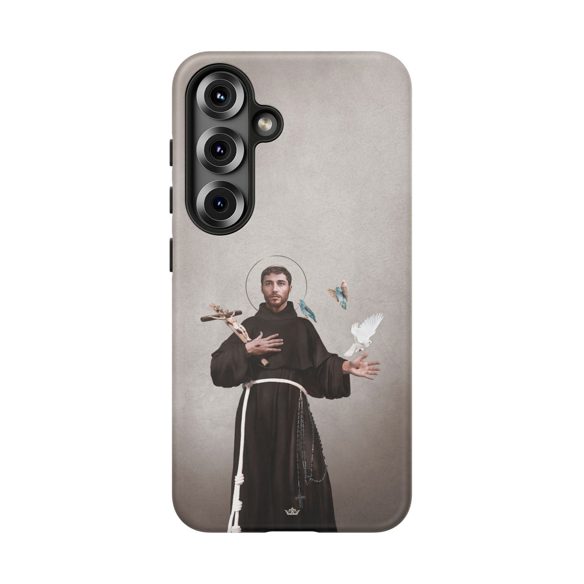 St. Francis of Assisi Hard Phone Case (Light) Copyright VENXARA