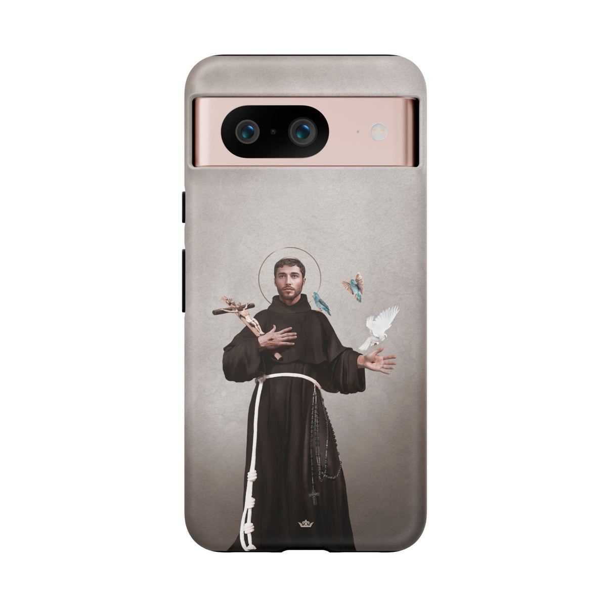 St. Francis of Assisi Hard Phone Case (Light) Copyright VENXARA