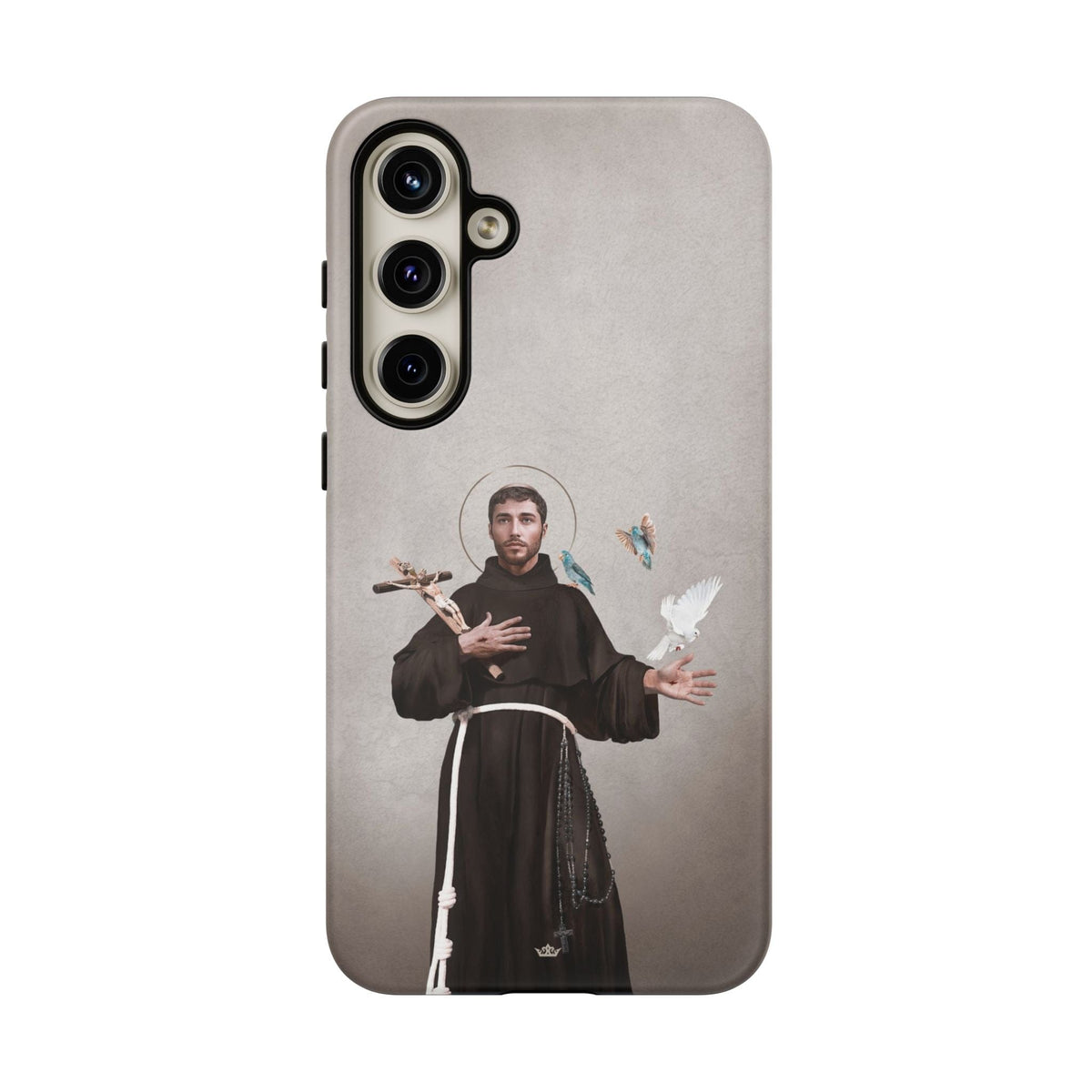 St. Francis of Assisi Hard Phone Case (Light) Copyright VENXARA