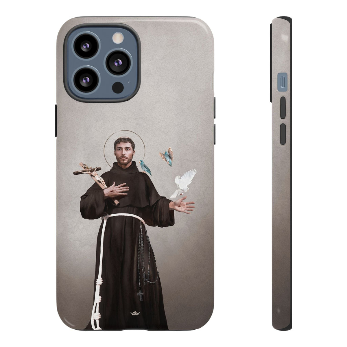 St. Francis of Assisi Hard Phone Case (Light) Copyright VENXARA