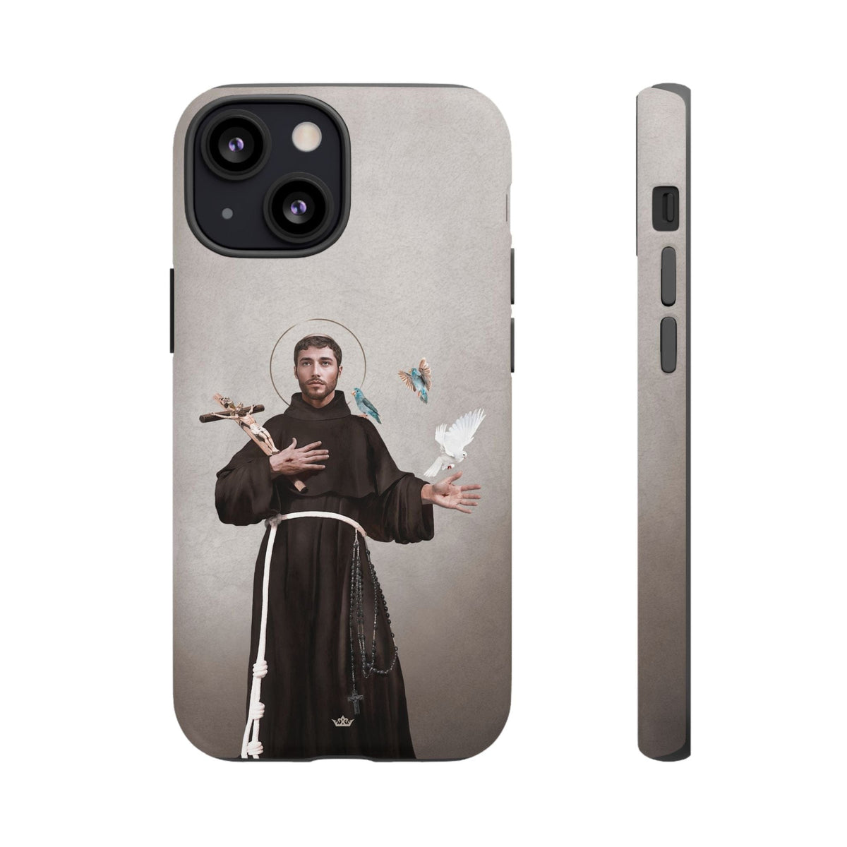 St. Francis of Assisi Hard Phone Case (Light) Copyright VENXARA
