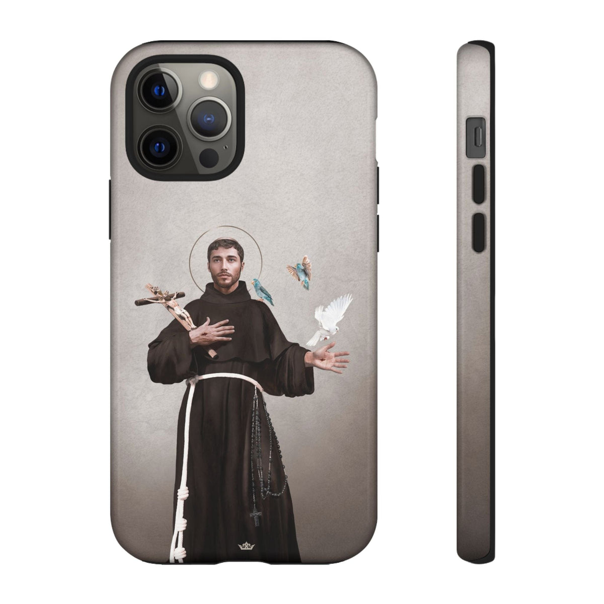 St. Francis of Assisi Hard Phone Case (Light) Copyright VENXARA