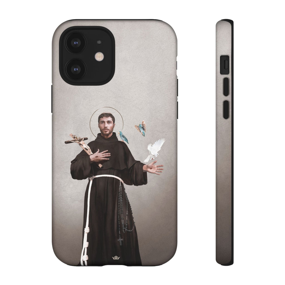 St. Francis of Assisi Hard Phone Case (Light) Copyright VENXARA