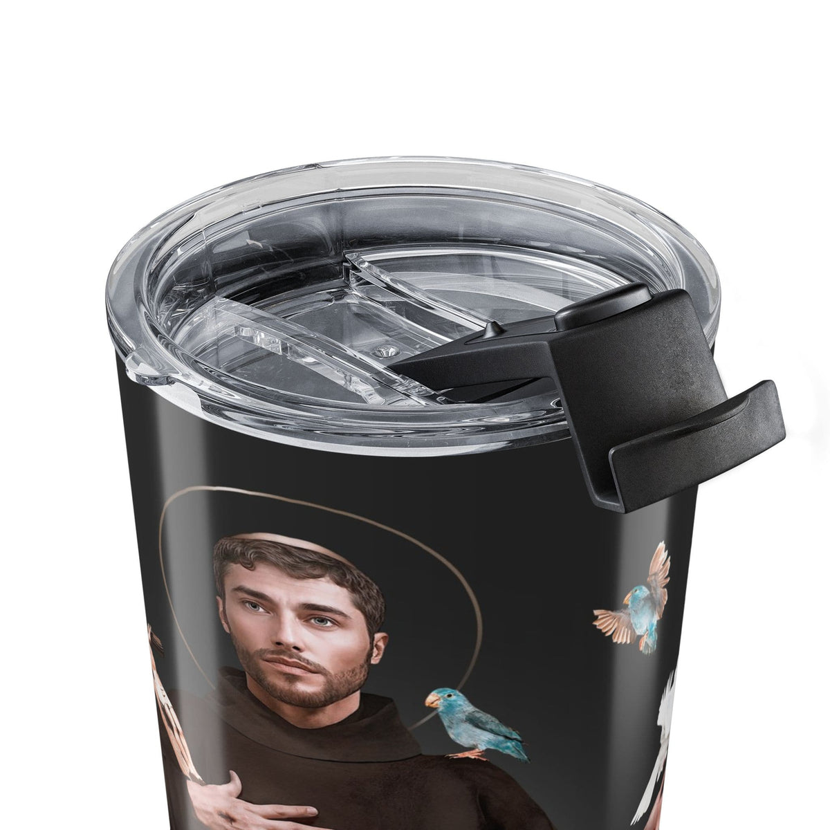 St. Francis of Assisi Lord's Prayer Tumbler (Ash 20 oz) Copyright VENXARA
