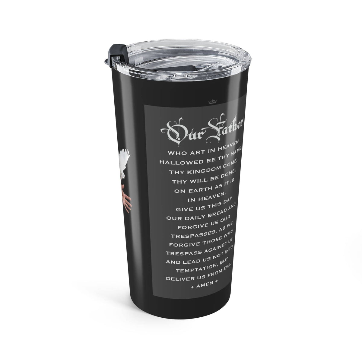St. Francis of Assisi Lord's Prayer Tumbler (Ash 20 oz) Copyright VENXARA