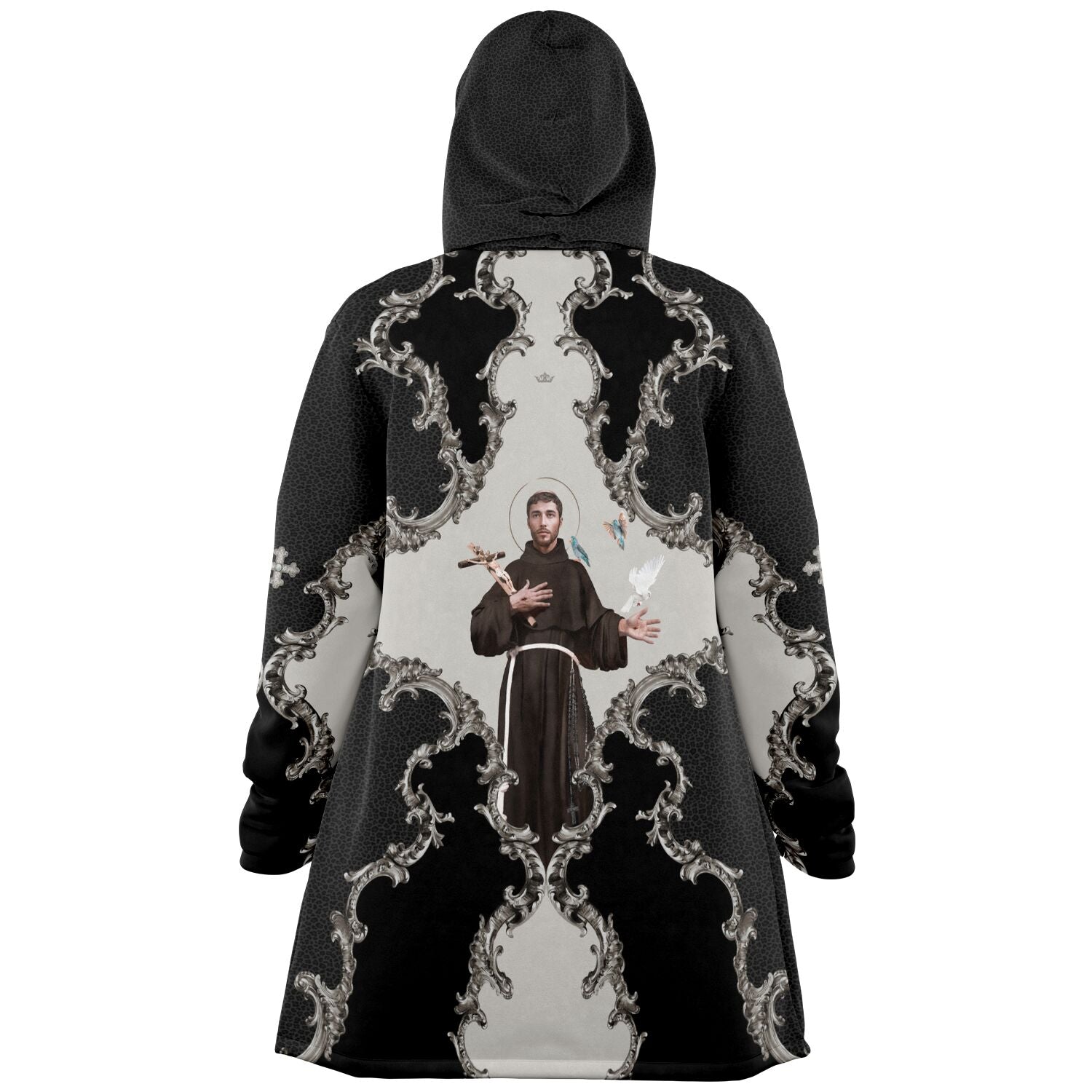 St. Francis of Assisi Microfleece Cloak (Baroque Leopard) - VENXARA®