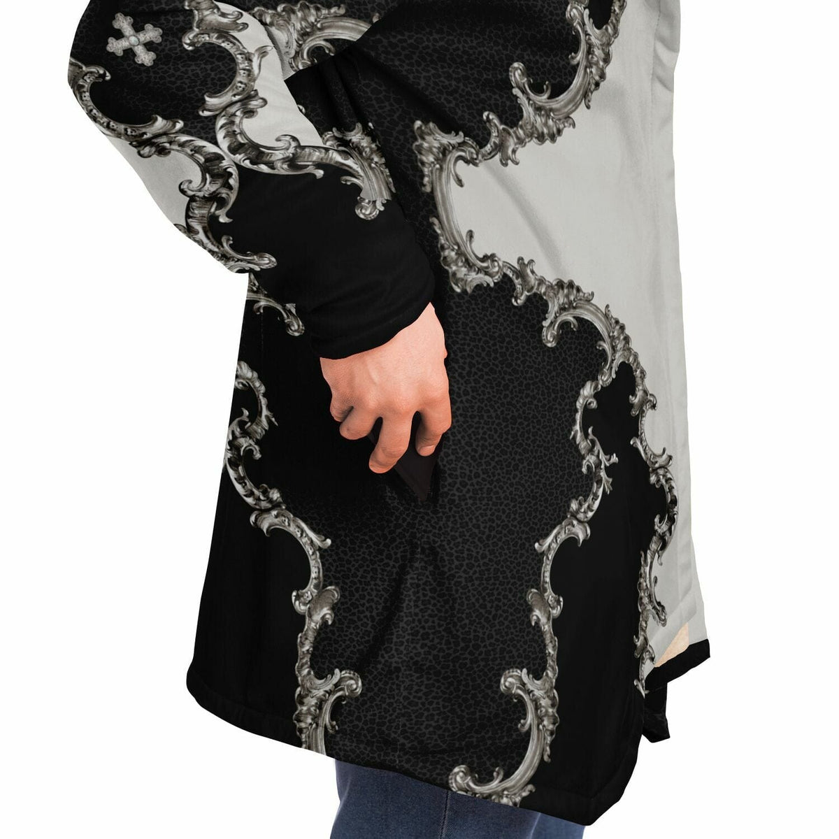 St. Francis of Assisi Microfleece Cloak (Baroque Leopard) Copyright VENXARA