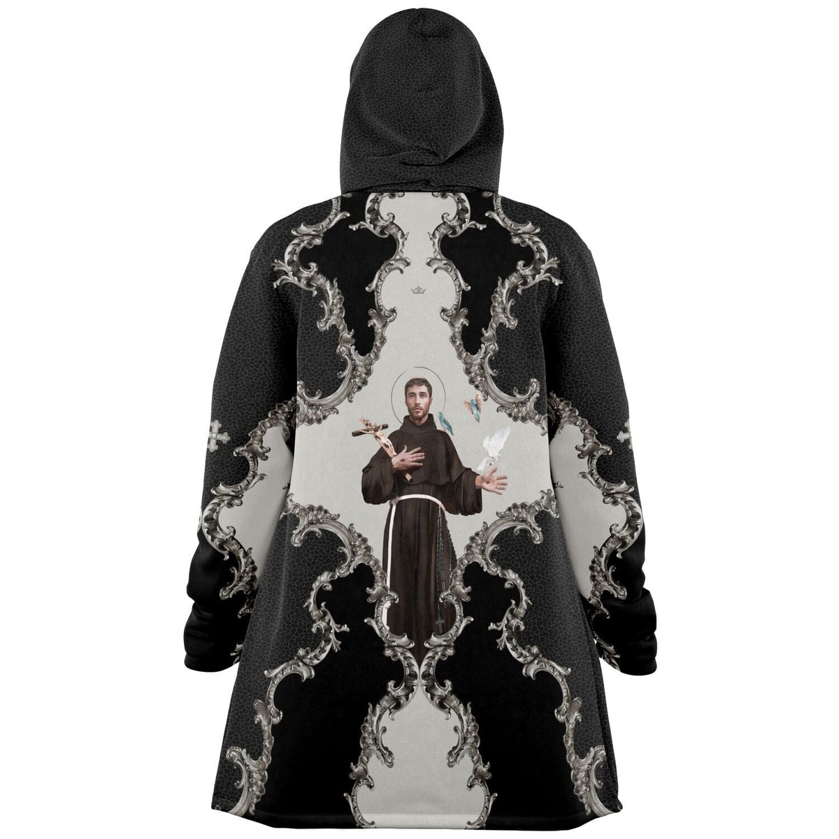 St. Francis of Assisi Microfleece Cloak (Baroque Leopard) Copyright VENXARA